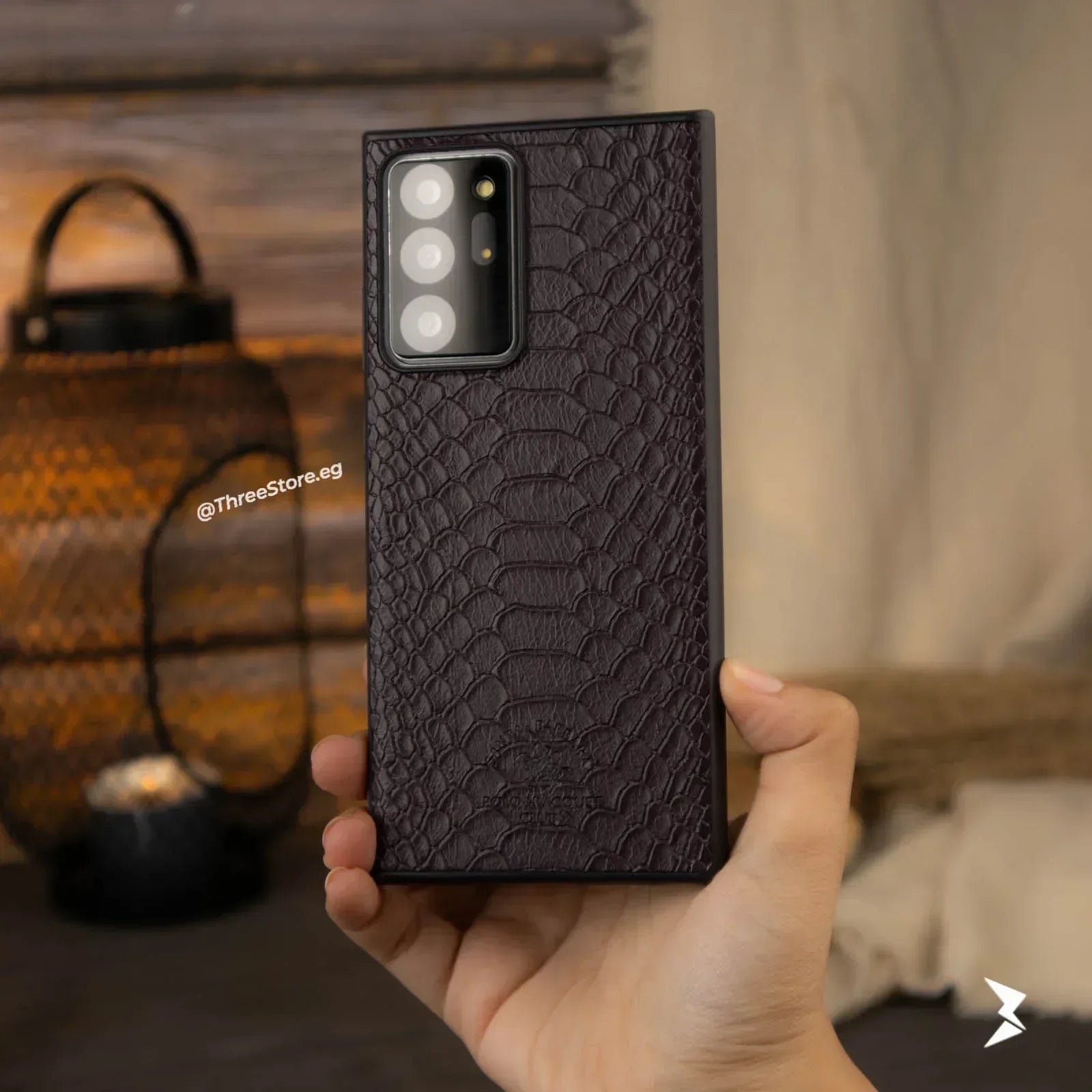 Skin Alligator Leather Case Samsung Note 20 Ultra - Three