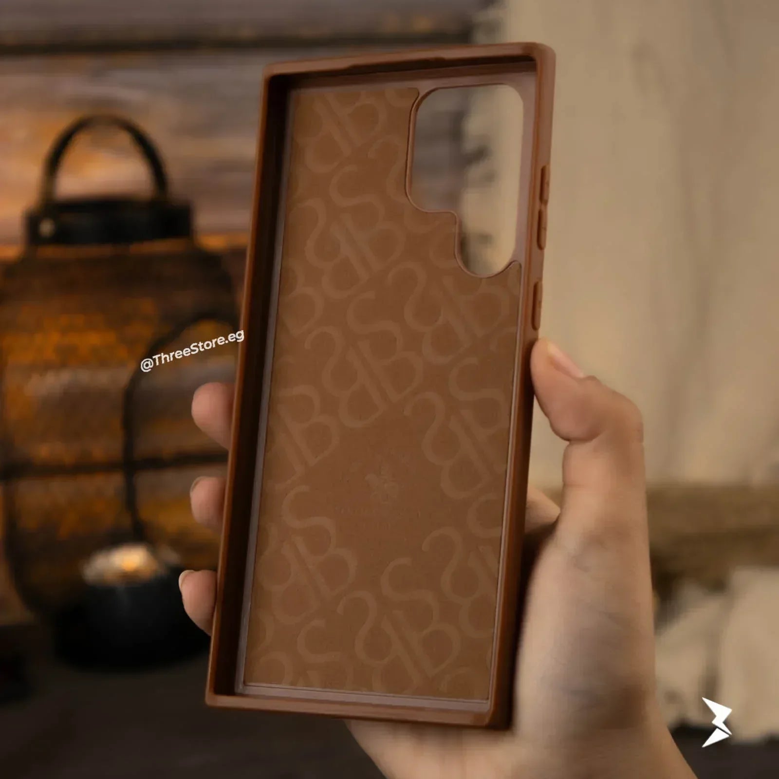 Skin Alligator Leather Case Samsung S22 Ultra - Three