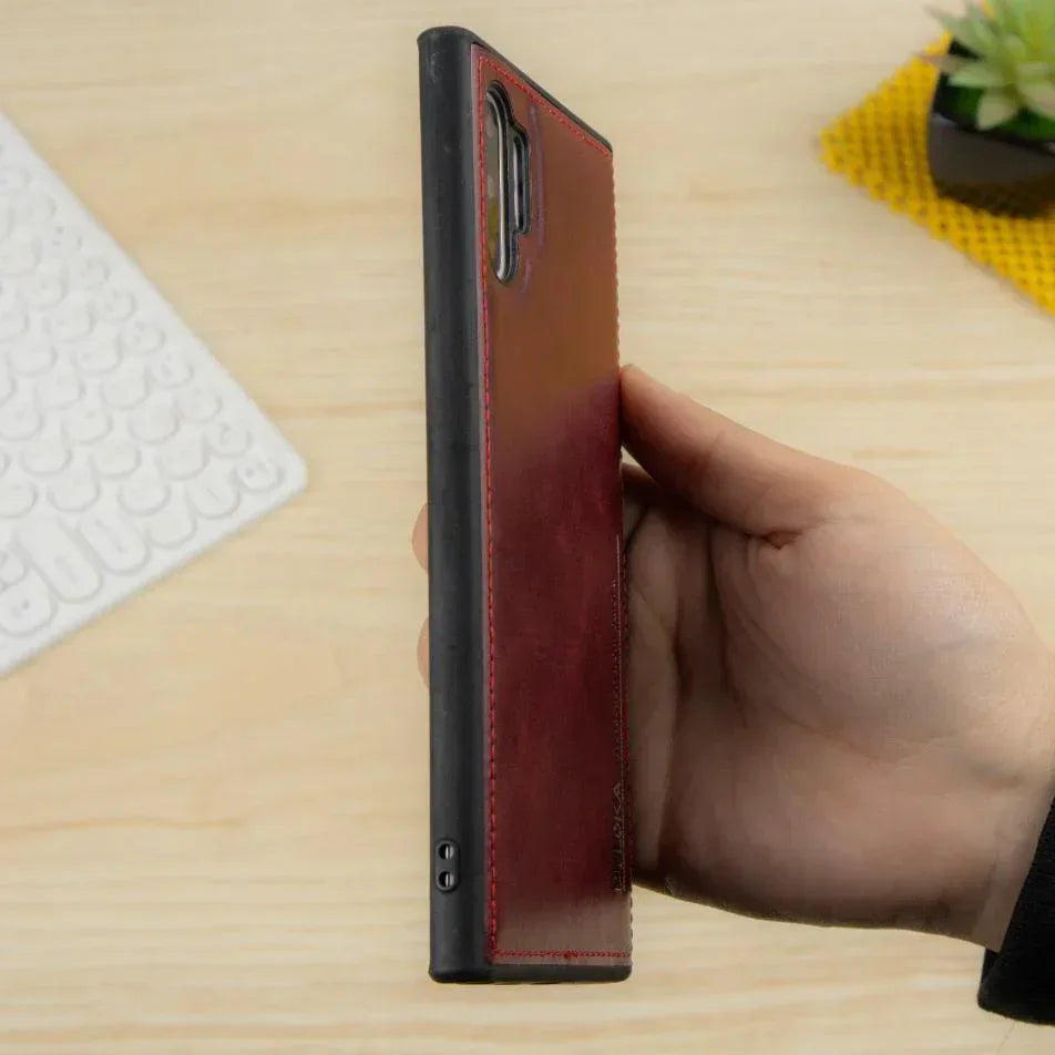 Puloka Leather Case Samsung Note 10 Plus - Three