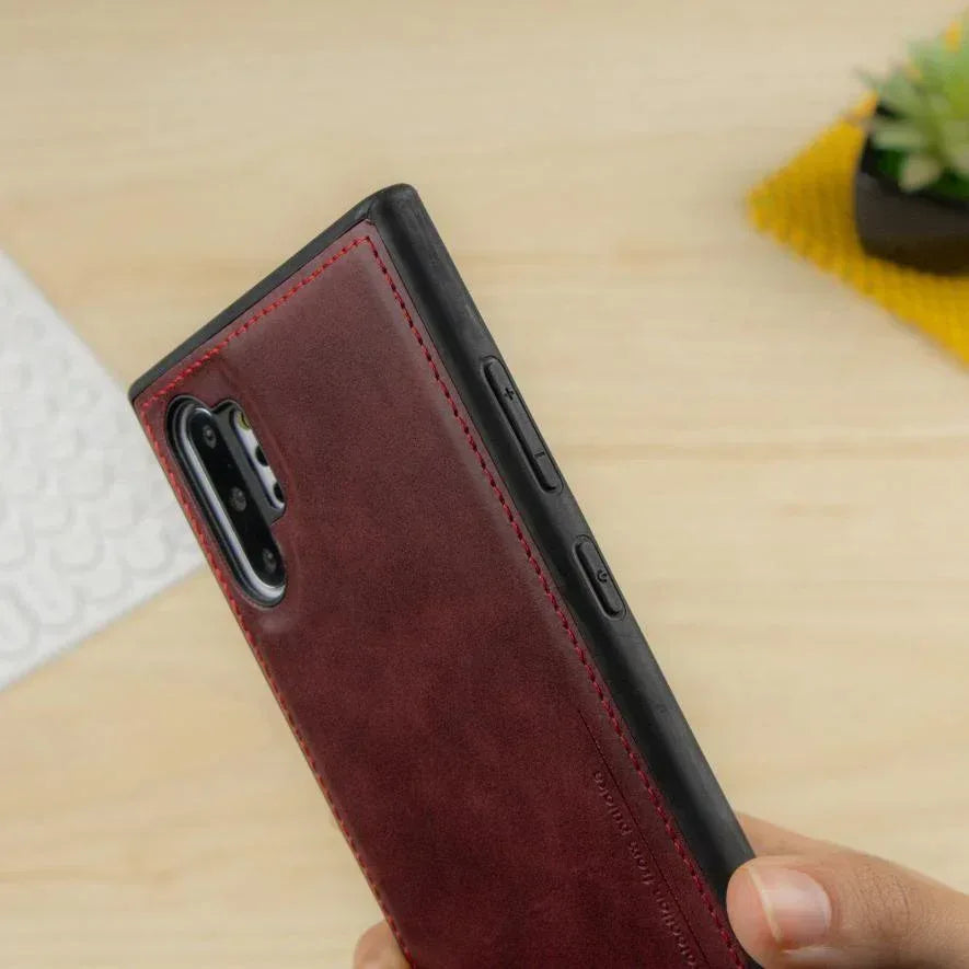 Puloka Leather Case Samsung Note 10 Plus - Three