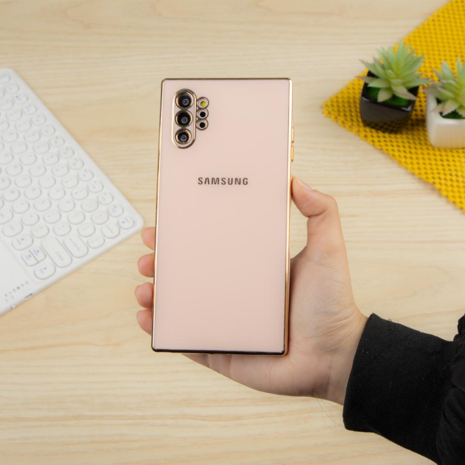 Plating Gold Lens Protection Case Samsung Note 10 Plus