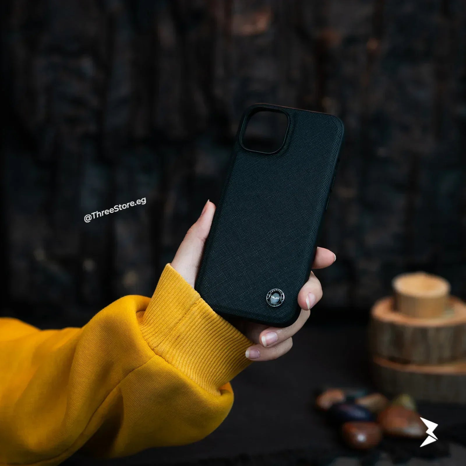 Keephone Earl Leather Case iPhone 14 - Three