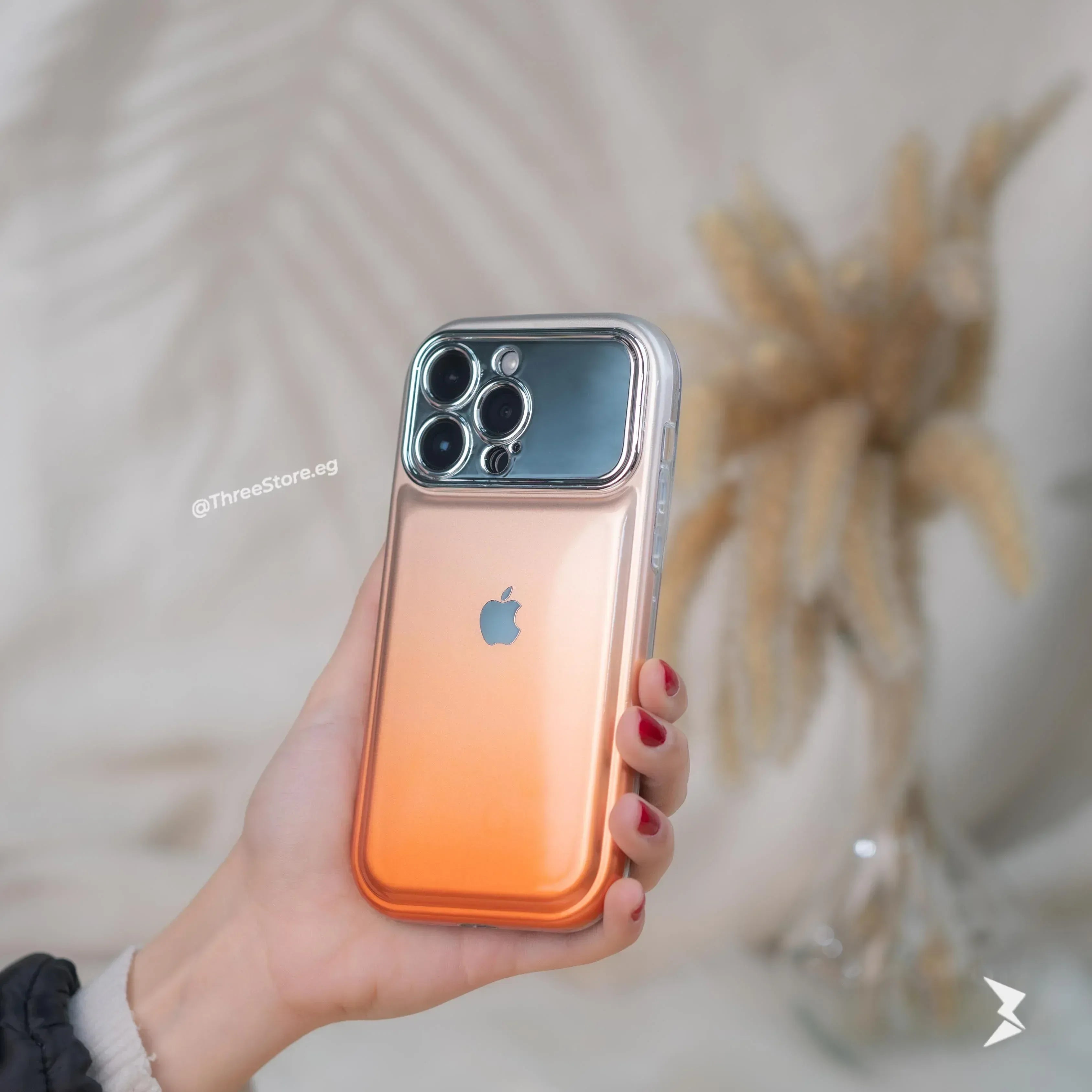 Fluorescent Solid Color Case iPhone 14 Pro Max - Three