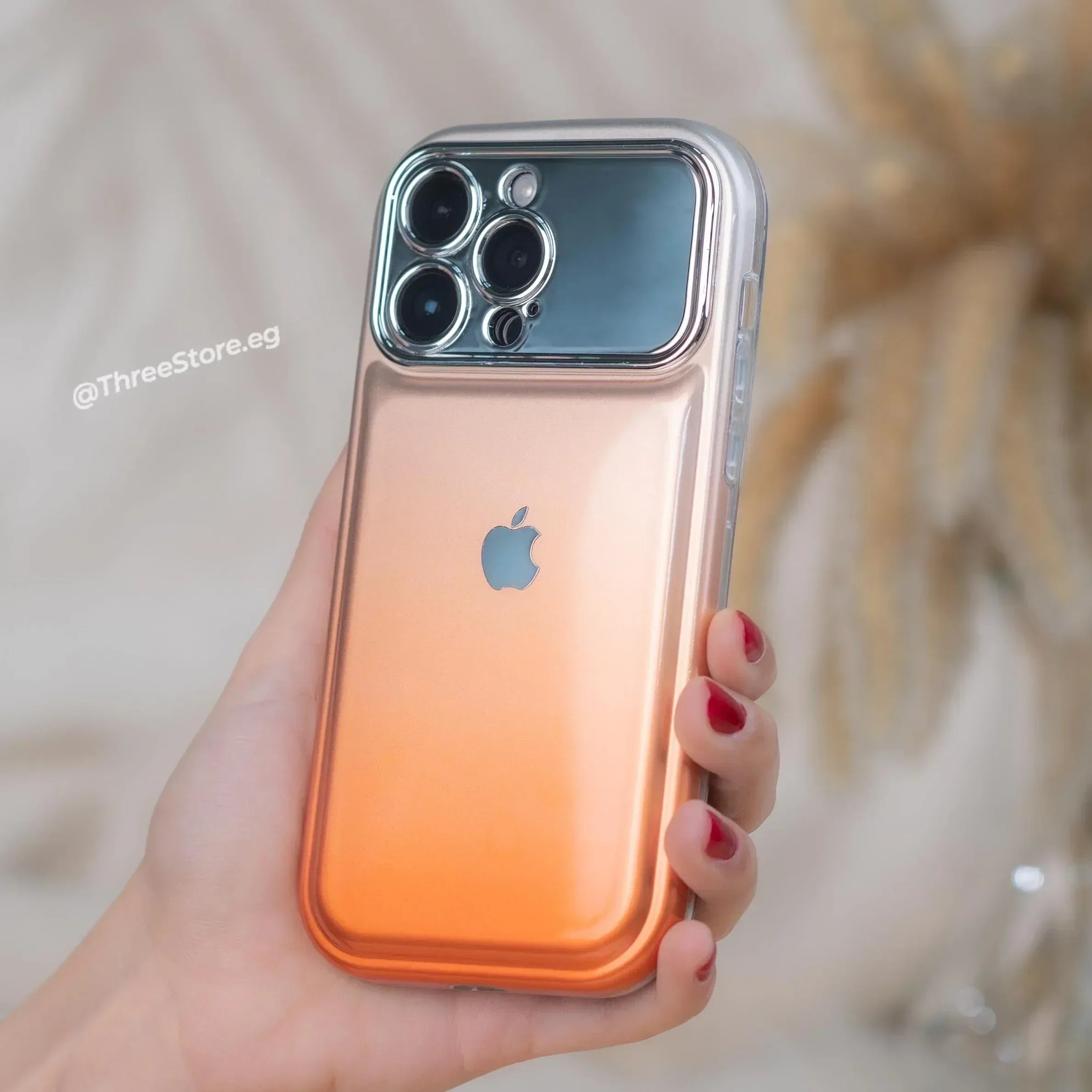 Fluorescent Solid Color Case iPhone 13 Pro Max - Three