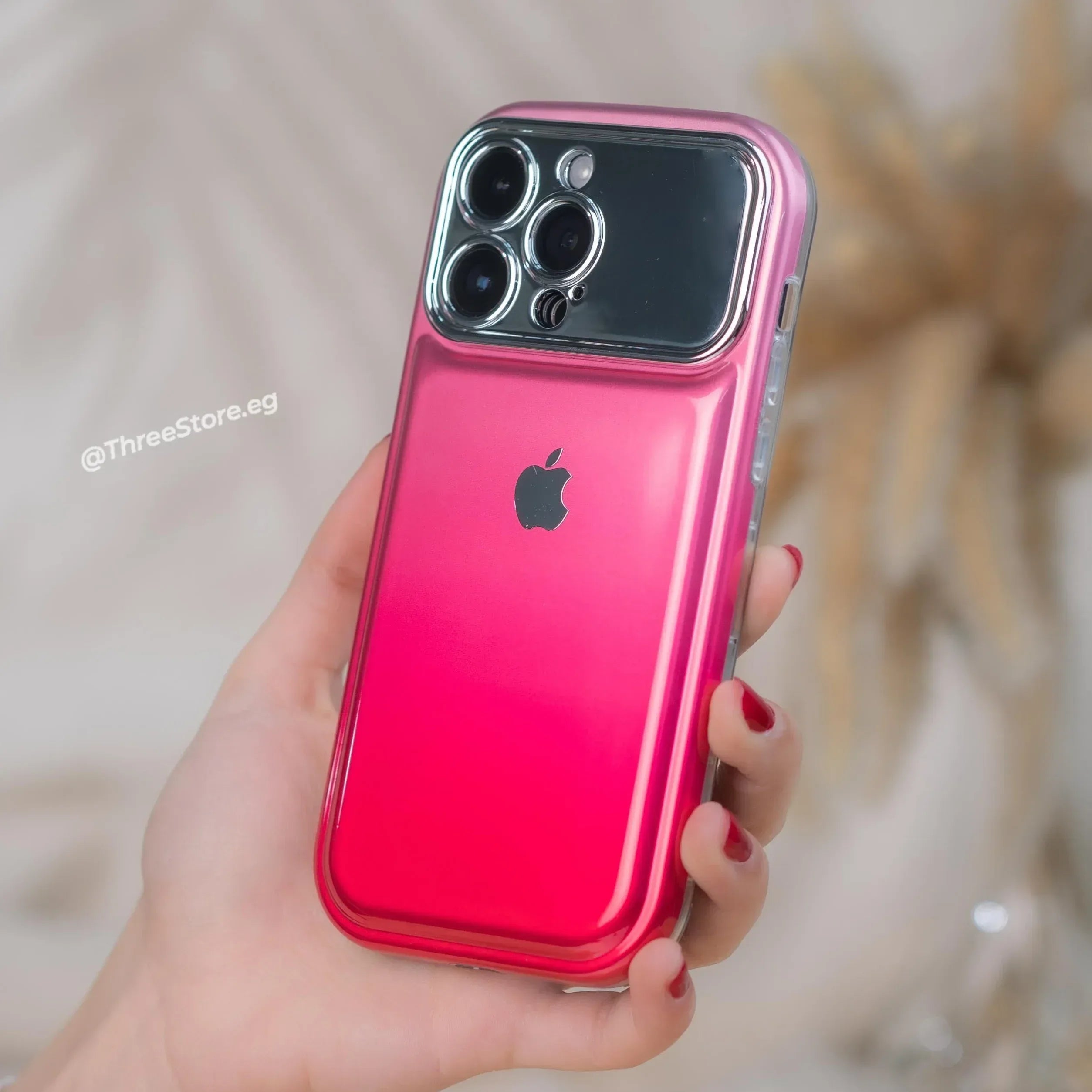 Fluorescent Solid Color Case iPhone 14 Pro Max - Three