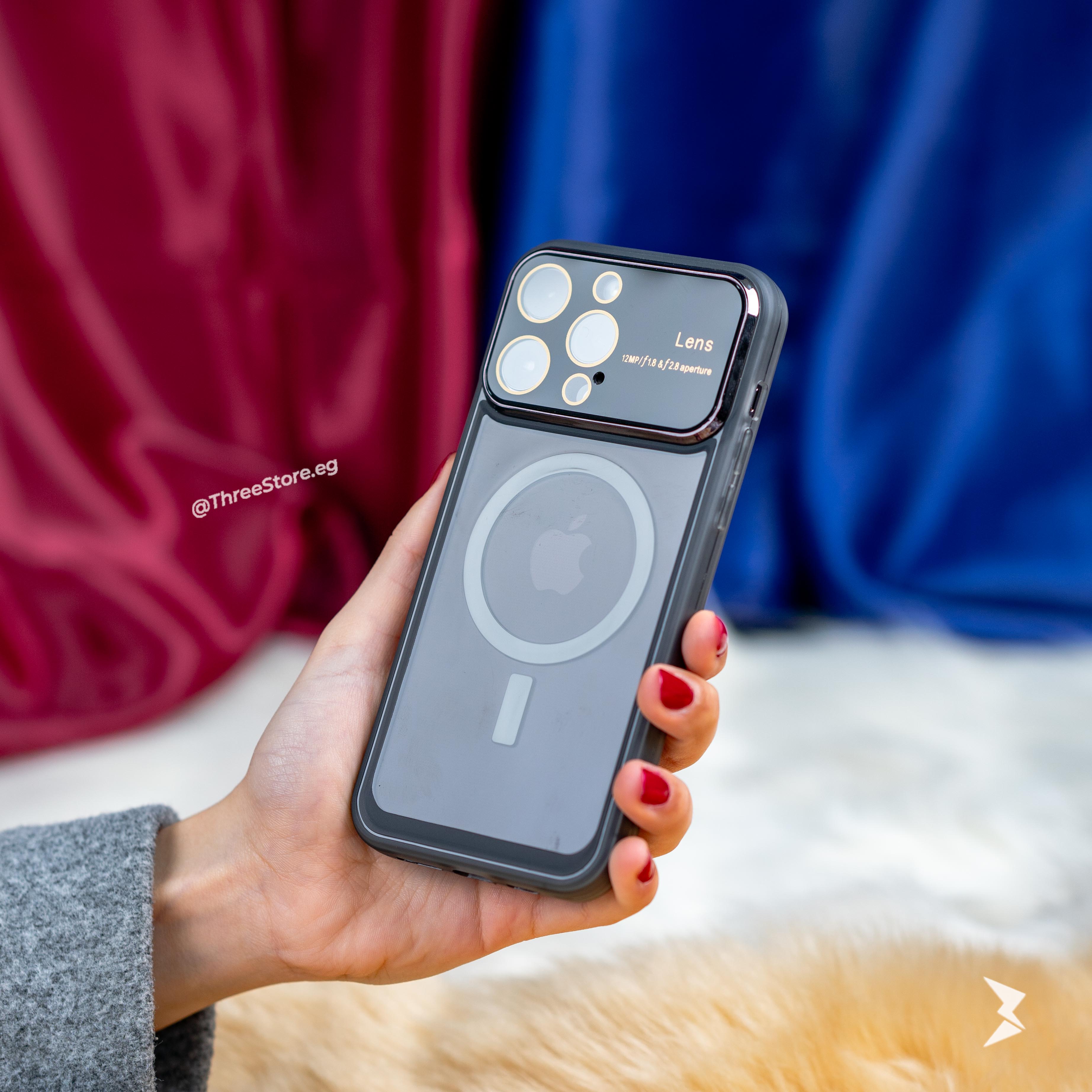 جراب ايفون 11 برو ماكس الجديد مع نافذة شفافة و اللوان رائعة