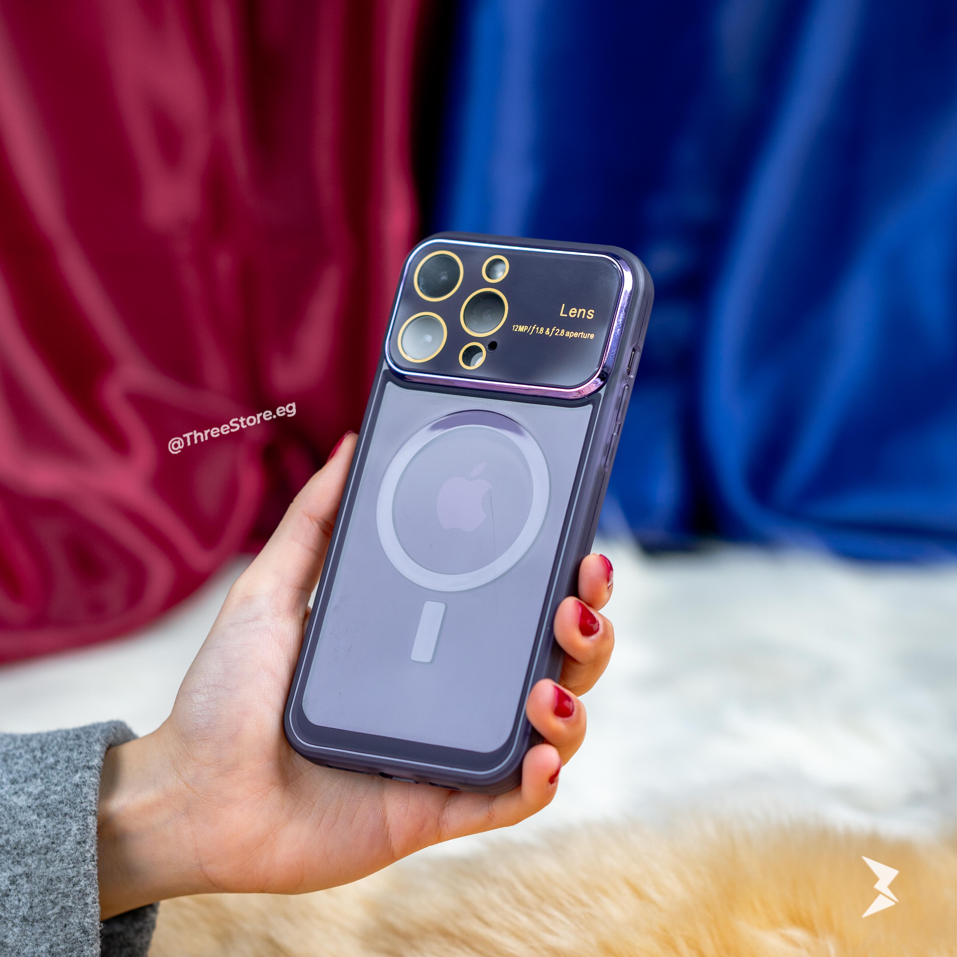 جراب ايفون 11 برو ماكس الجديد مع نافذة شفافة و اللوان رائعة