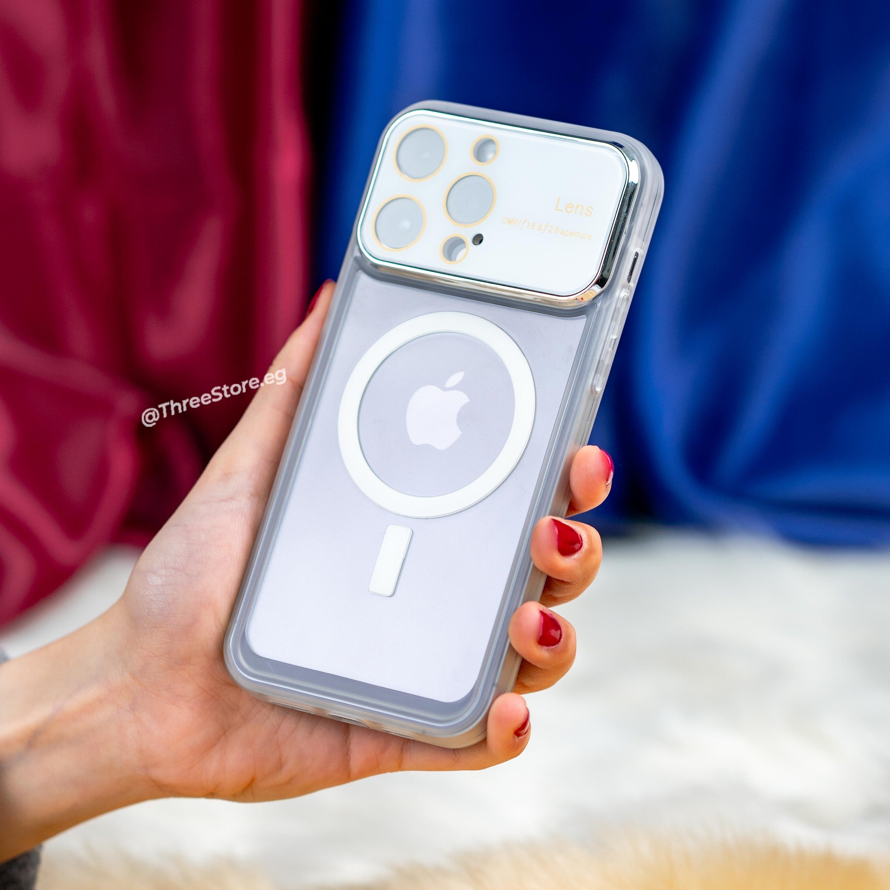 جراب ايفون 11 برو ماكس الجديد مع نافذة شفافة و اللوان رائعة