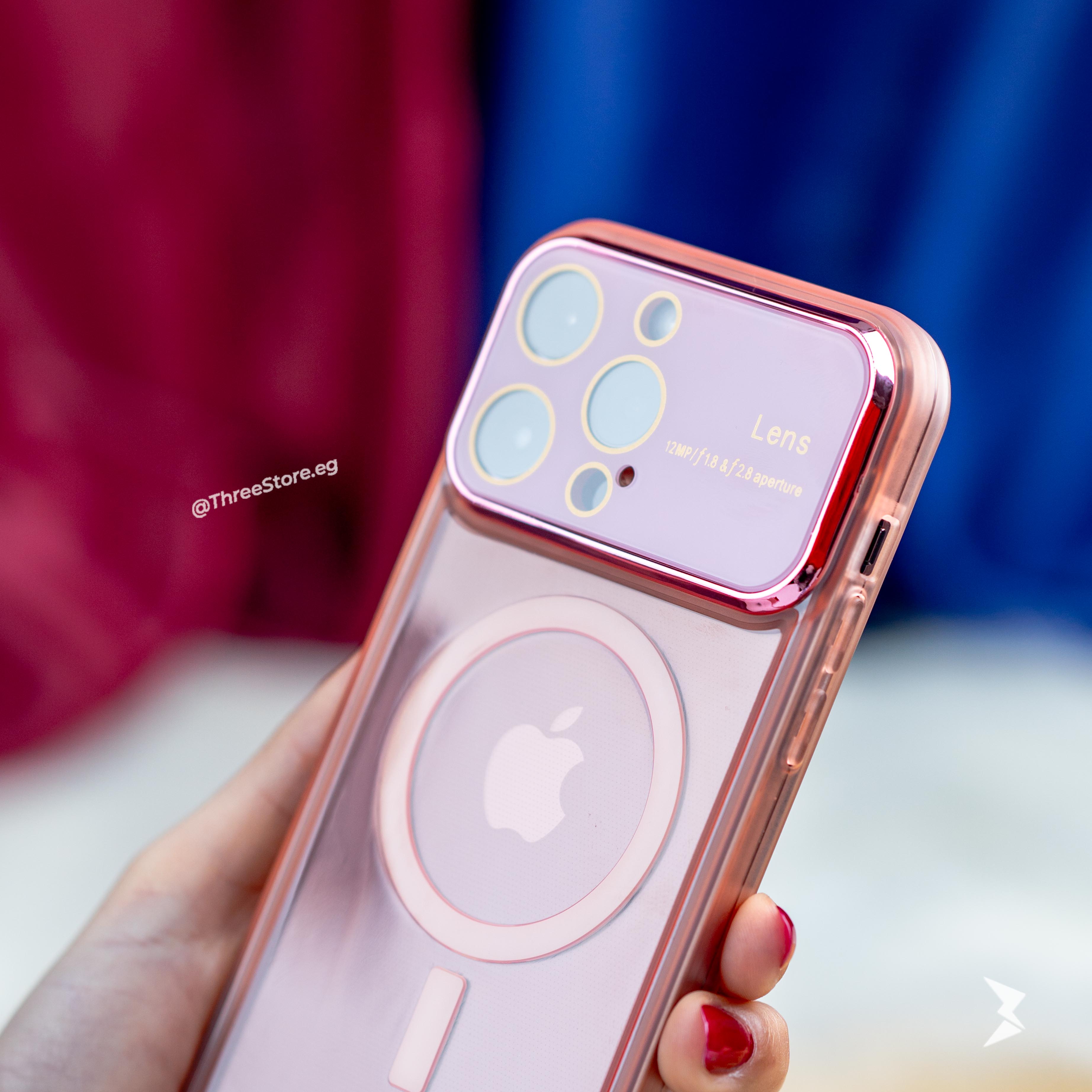 جراب ايفون 13 برو ماكس الجديد مع نافذة شفافة و اللوان رائعة