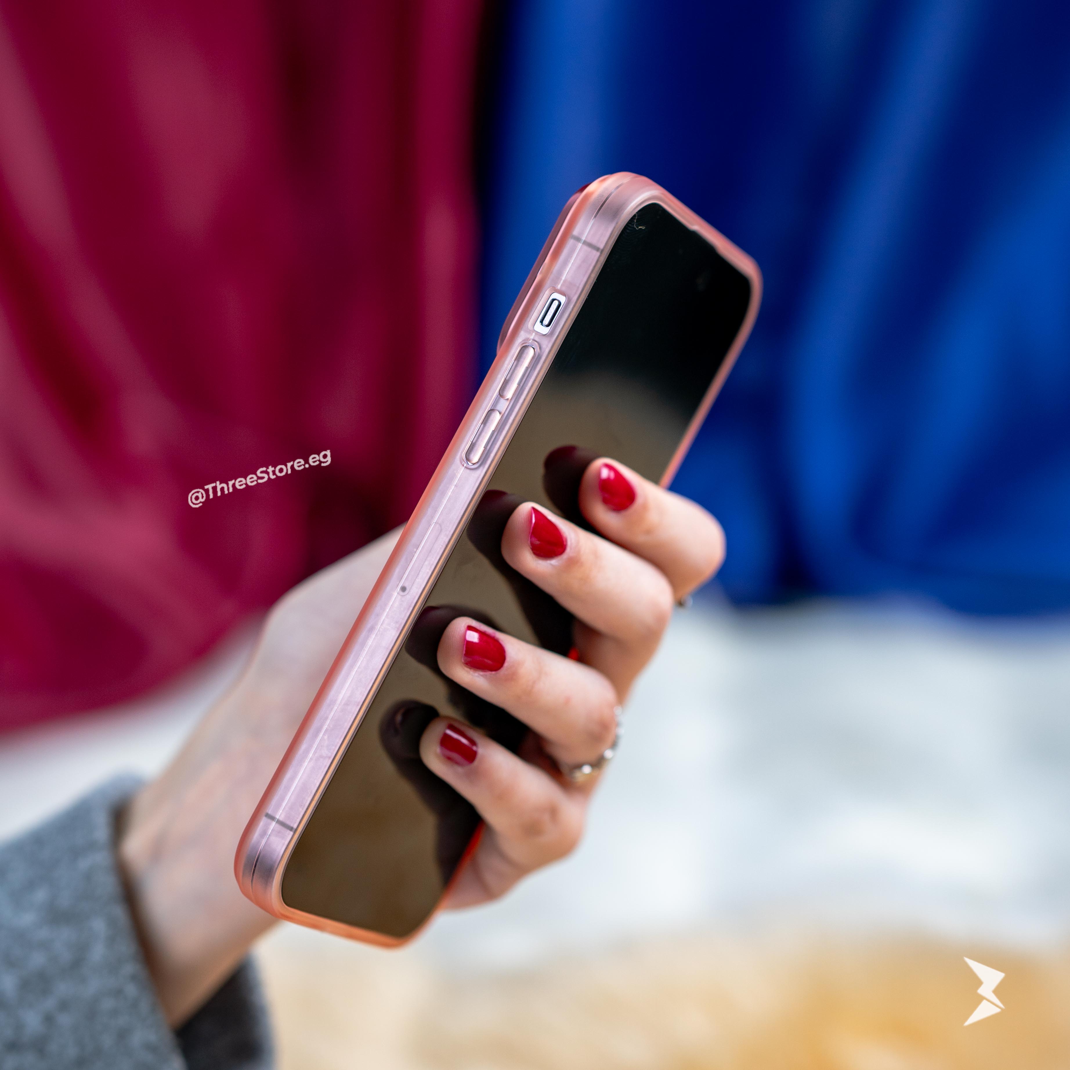 جراب ايفون 14 برو ماكس الجديد مع نافذة شفافة و اللوان رائعة