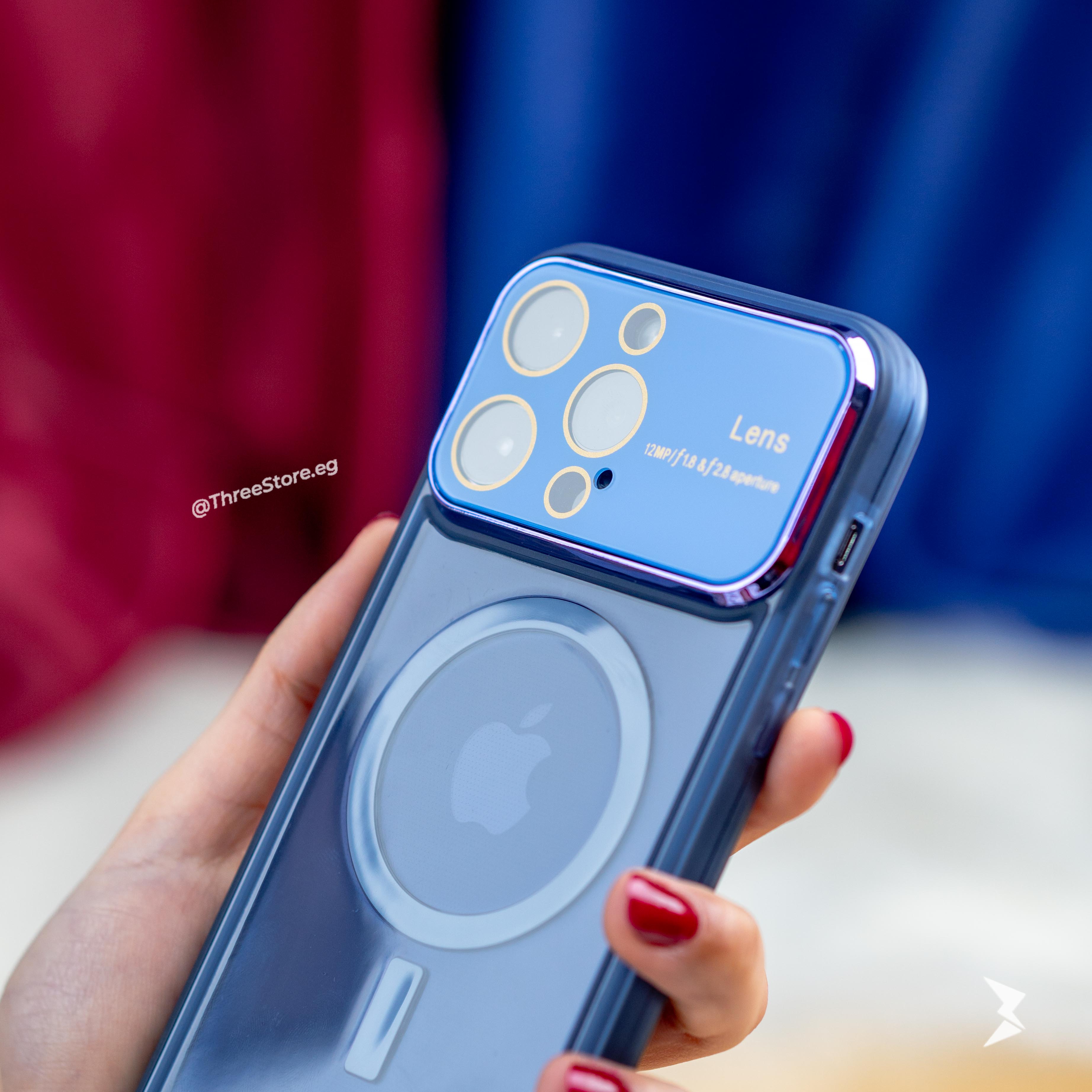 جراب ايفون 13 برو ماكس الجديد مع نافذة شفافة و اللوان رائعة