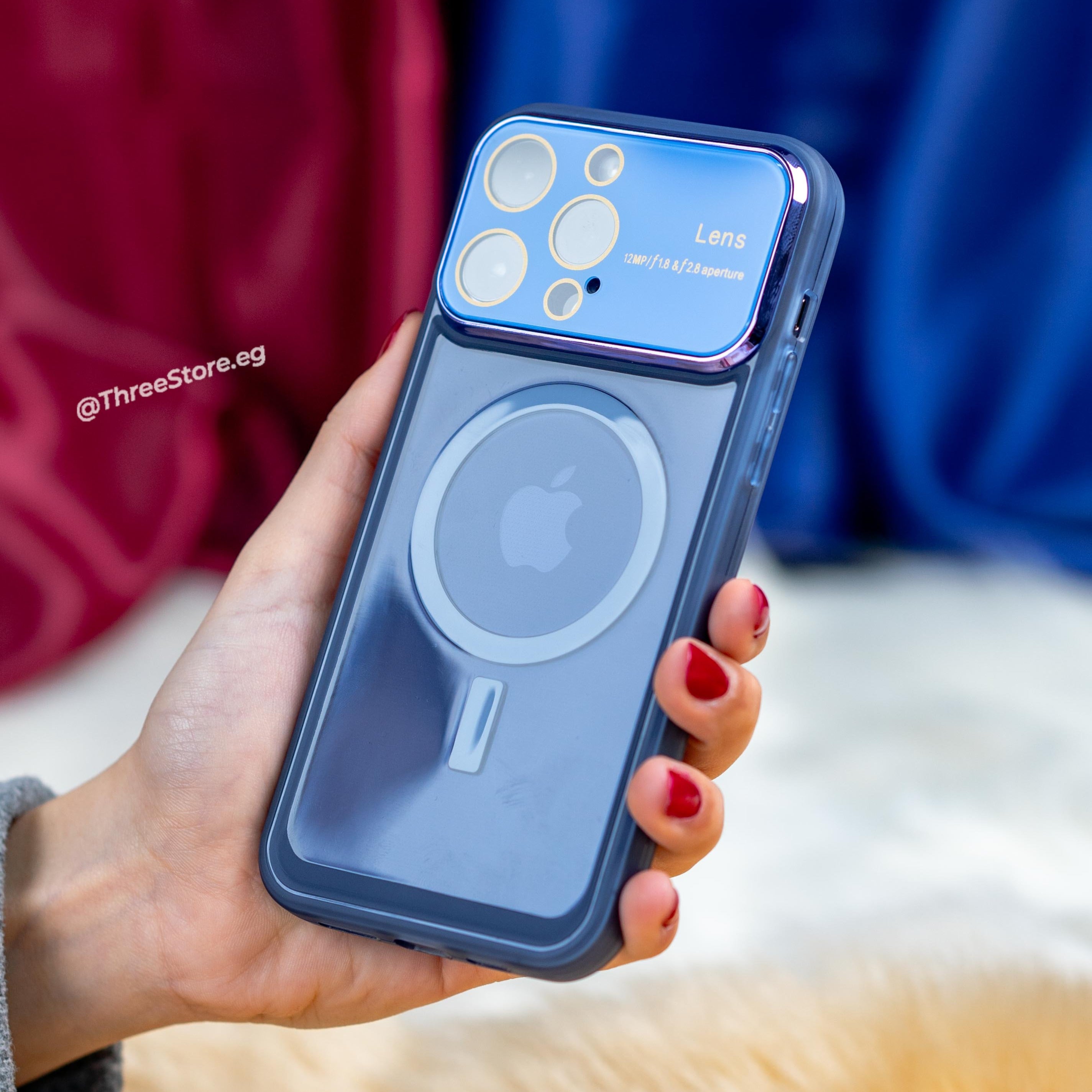 جراب ايفون 14 برو ماكس الجديد مع نافذة شفافة و اللوان رائعة