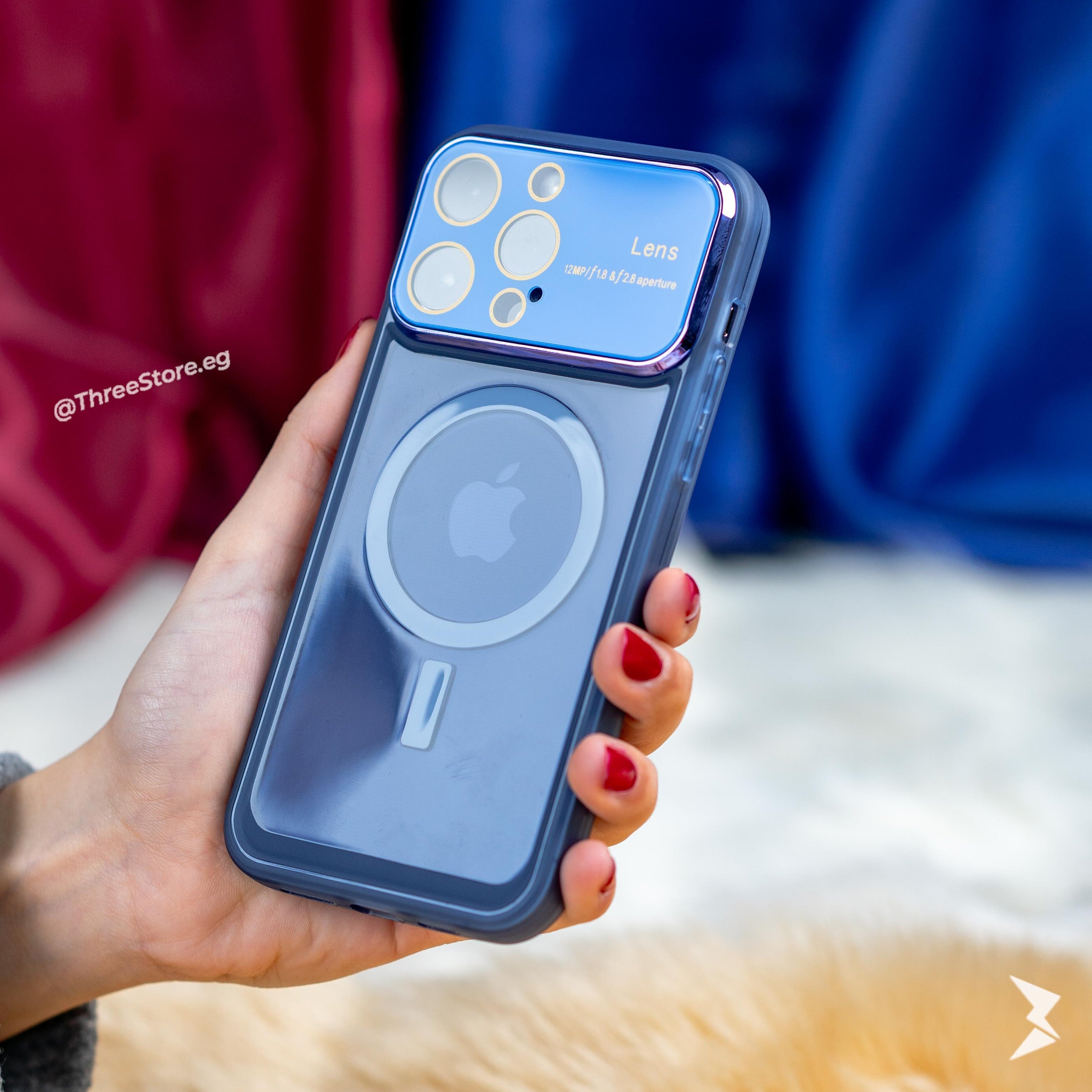 جراب ايفون 11 برو ماكس الجديد مع نافذة شفافة و اللوان رائعة