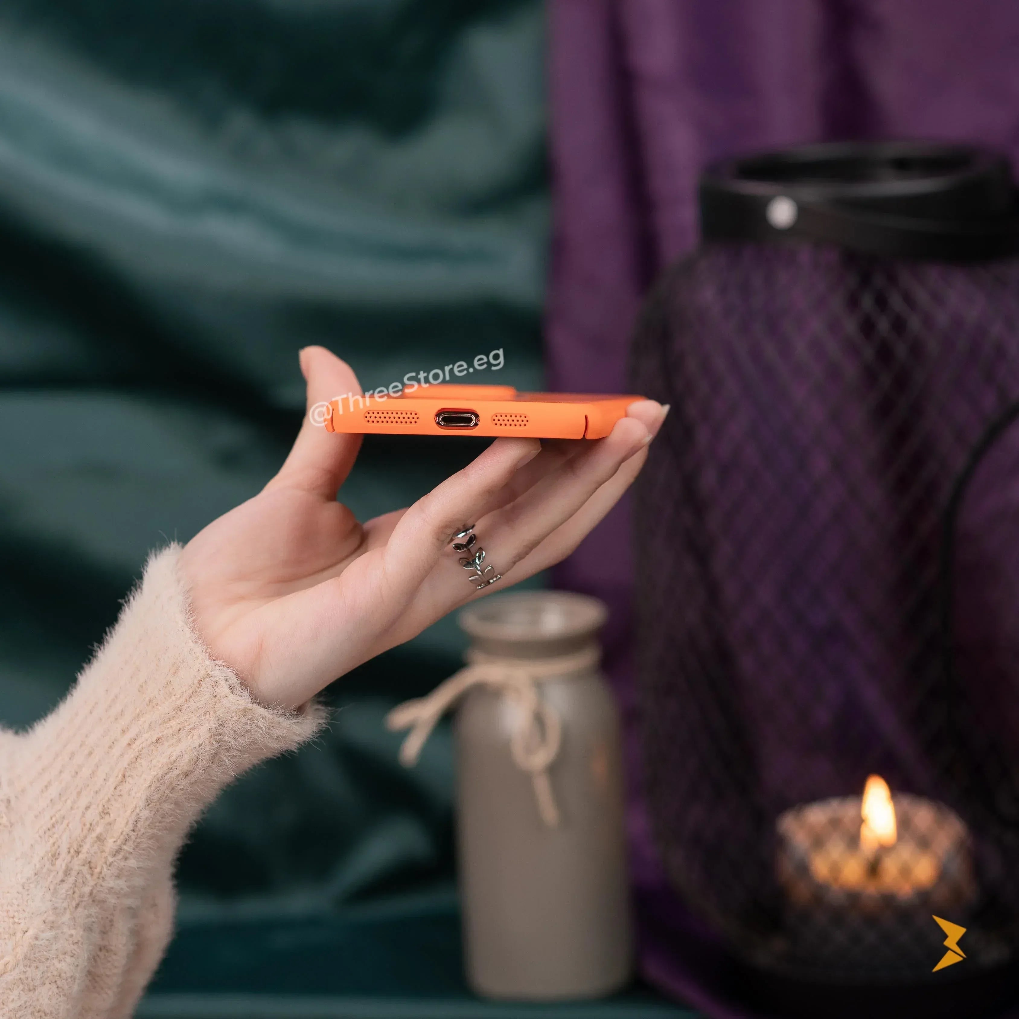 Candy Solid Color Case iPhone 13 Pro Max - Three