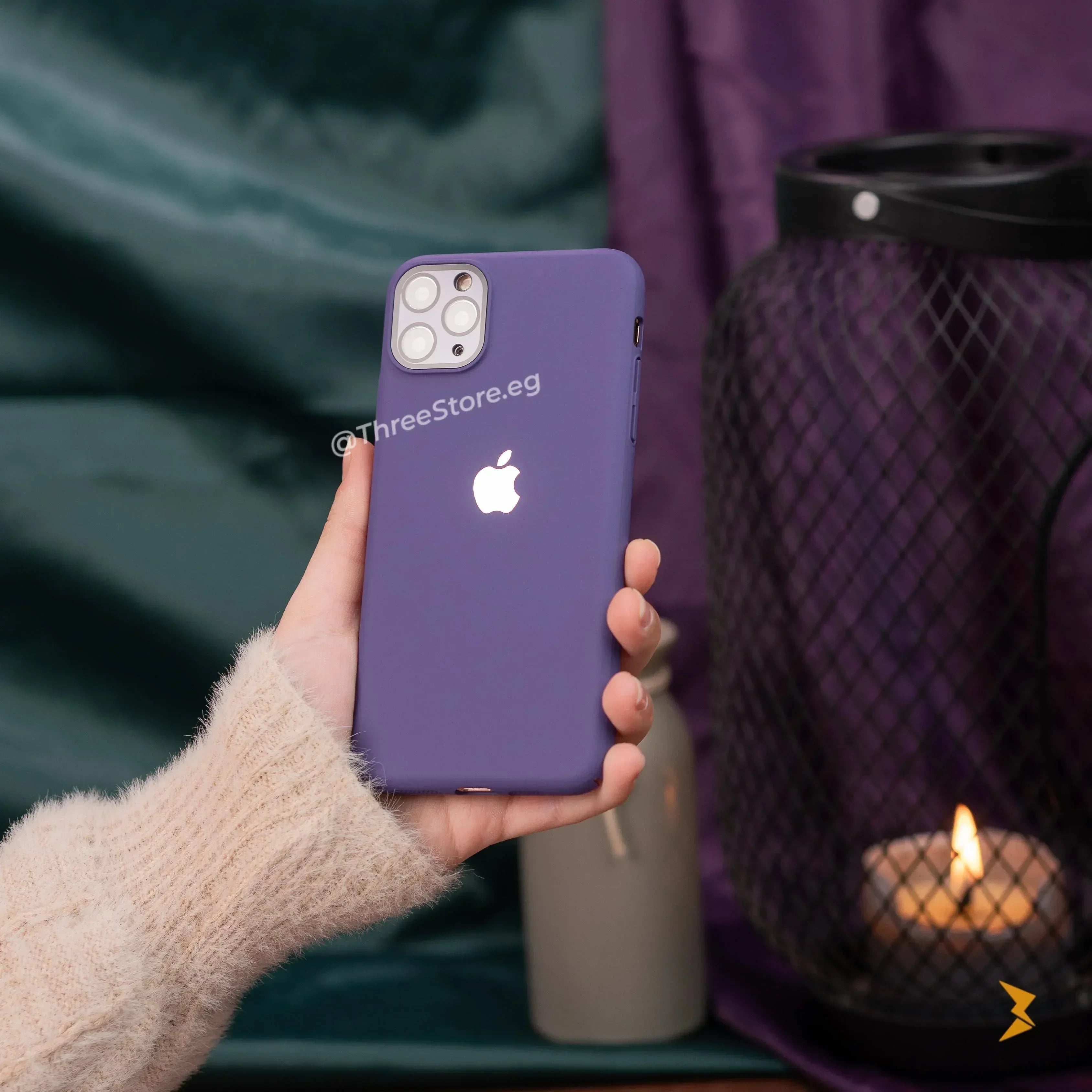 Candy Solid Color Case iPhone 12 Pro - Three