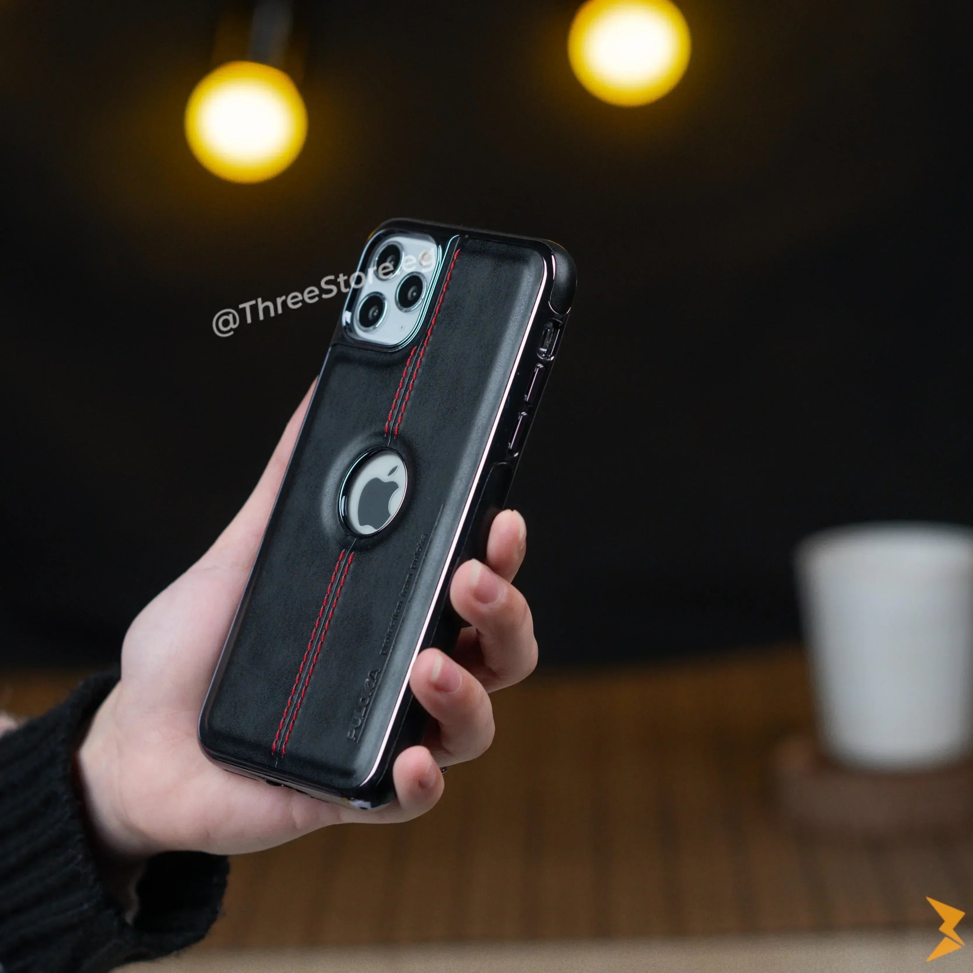 Puloka Superb Leather Case iPhone 15 Pro Max - Three