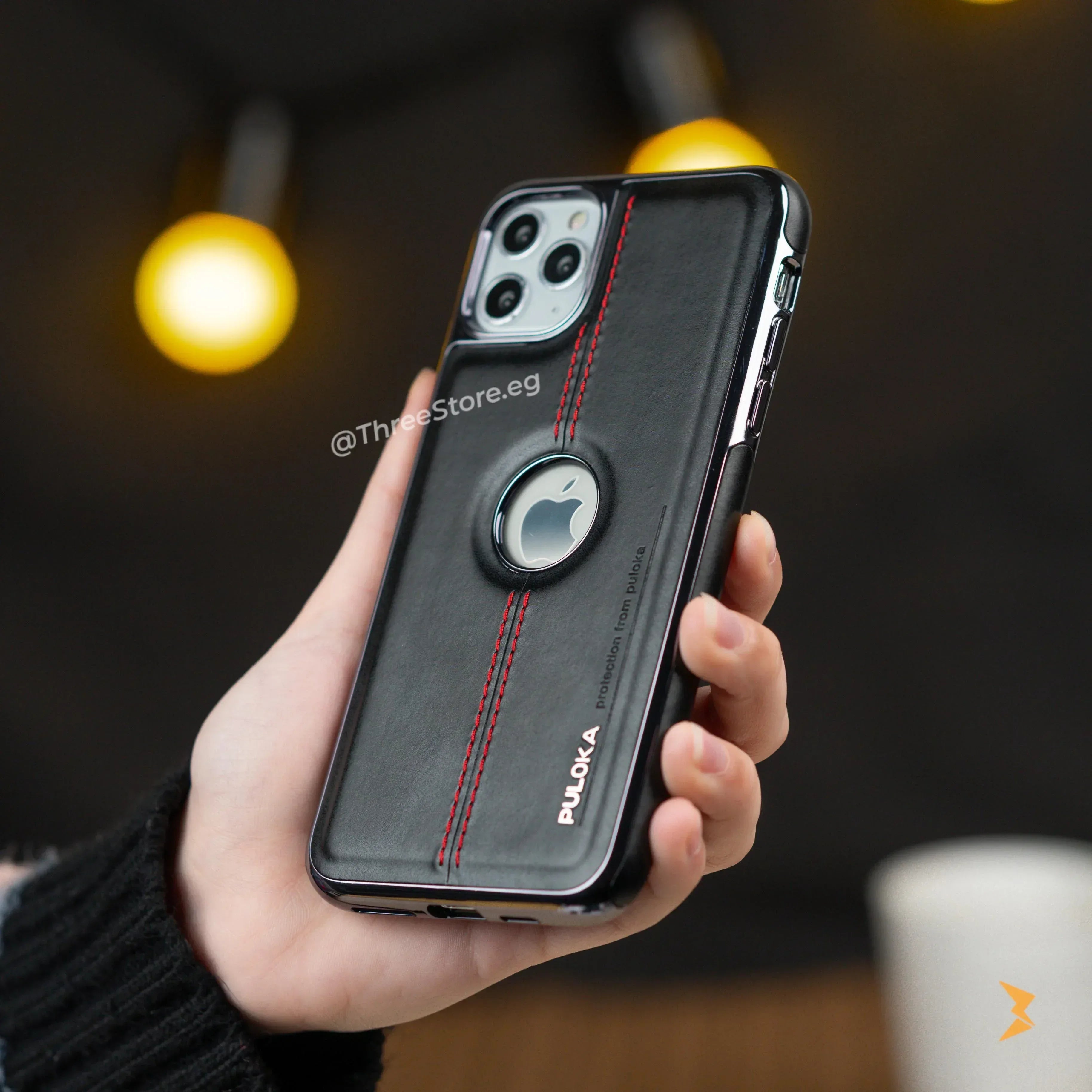 Puloka Superb Leather Case iPhone 15 Pro Max - Three