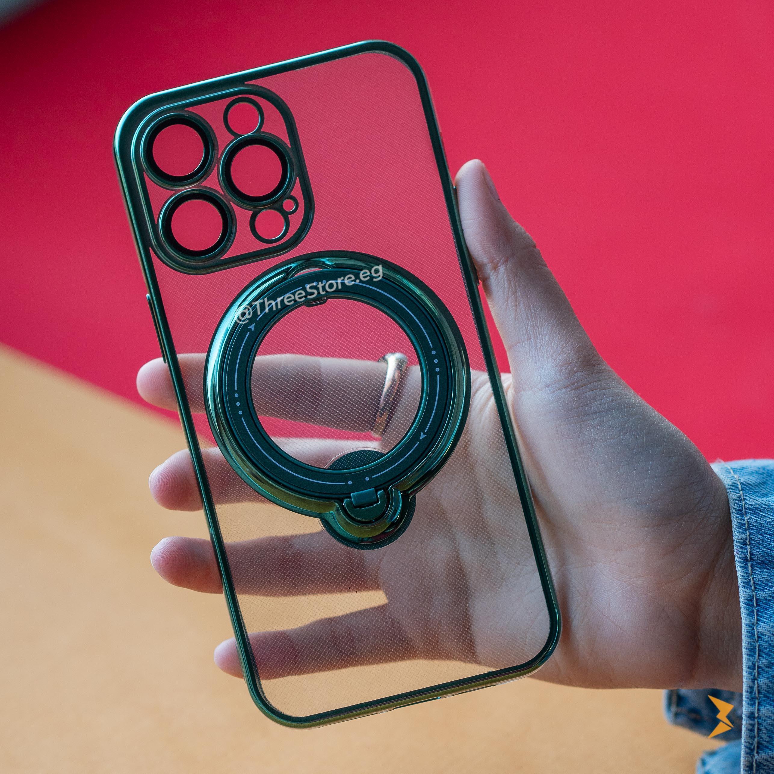 Stand Magsafe Transparent Case iPhone 14 Pro Max - Three