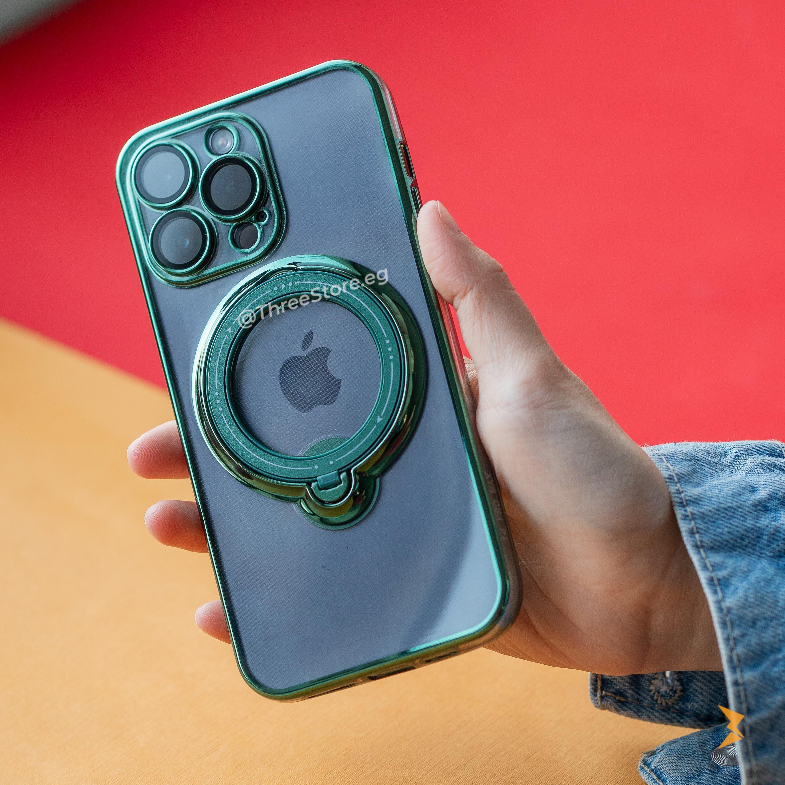 Stand Magsafe Transparent Case iPhone 11 Pro Max - Three