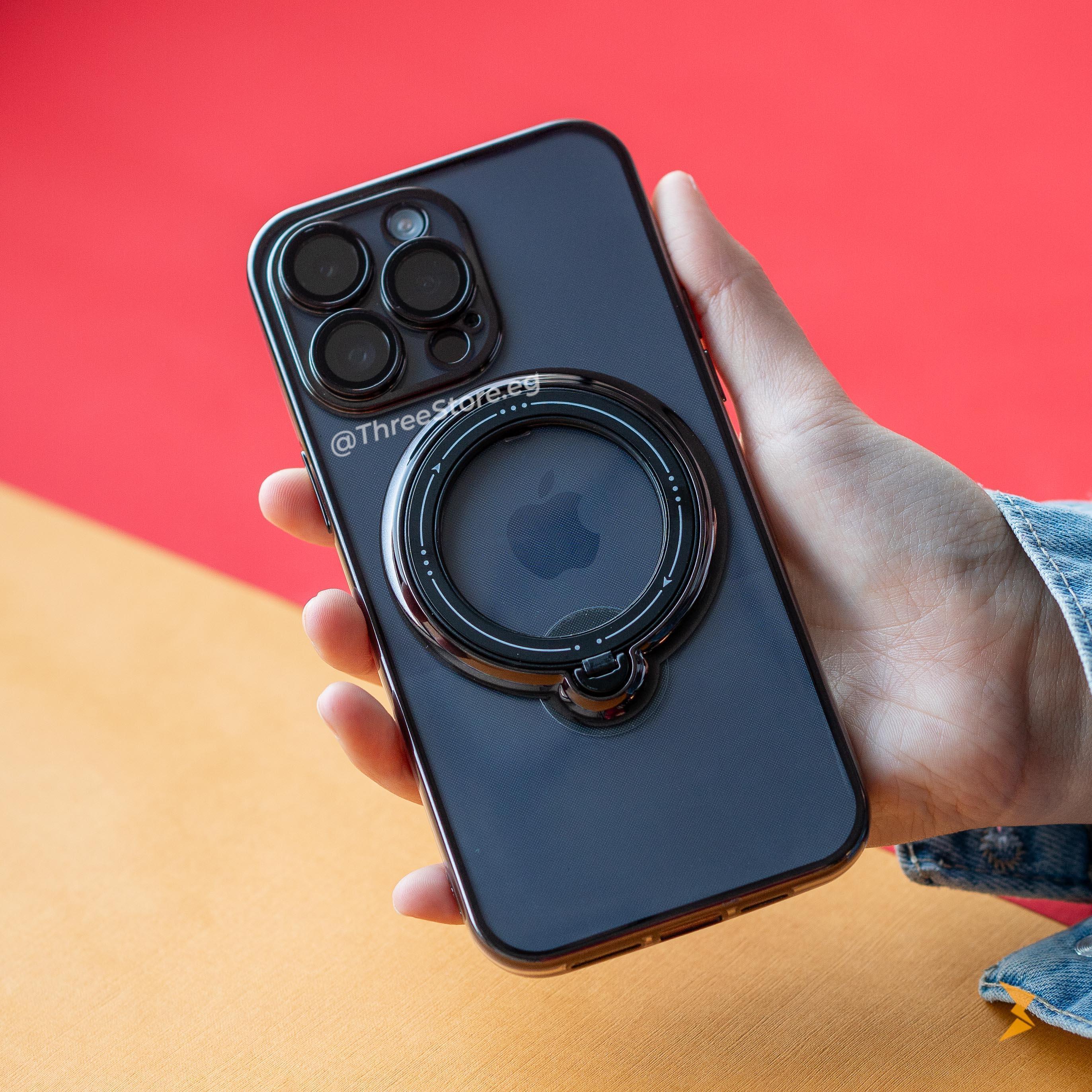 Stand Magsafe Transparent Case iPhone 12 Pro Max - Three