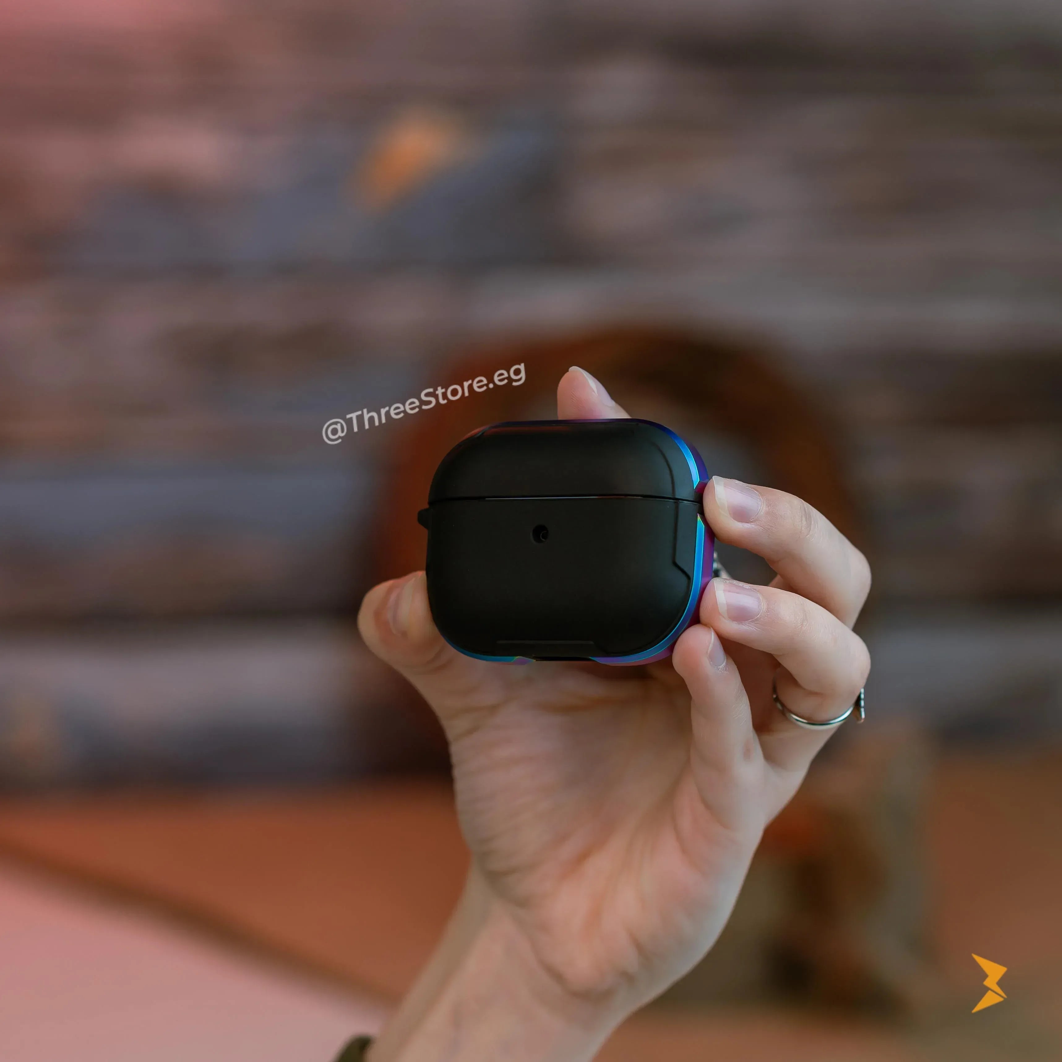 Gradient Frame Case For Airpods Pro - Three