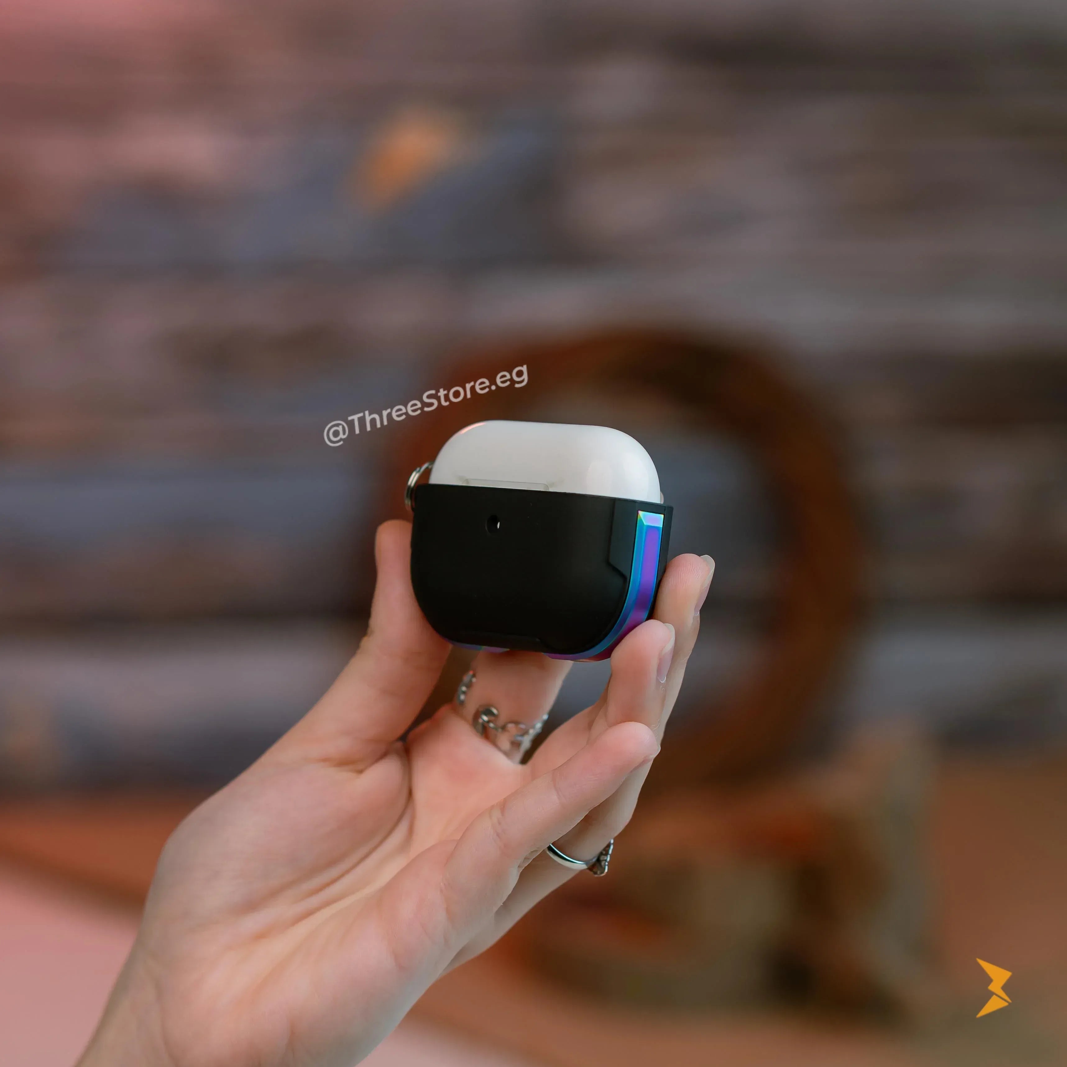 Gradient Frame Case For Airpods Pro - Three