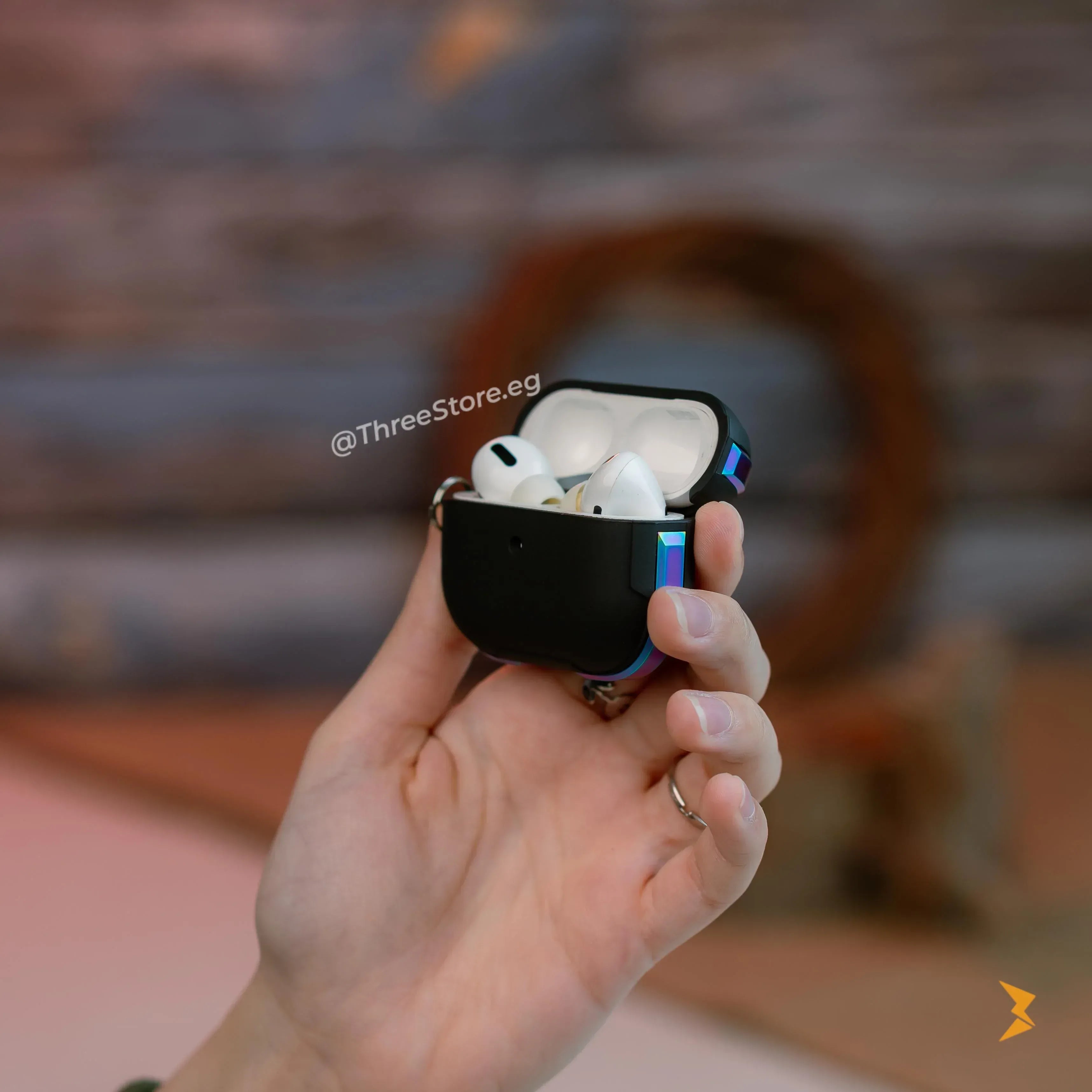 Gradient Frame Case For Airpods Pro - Three