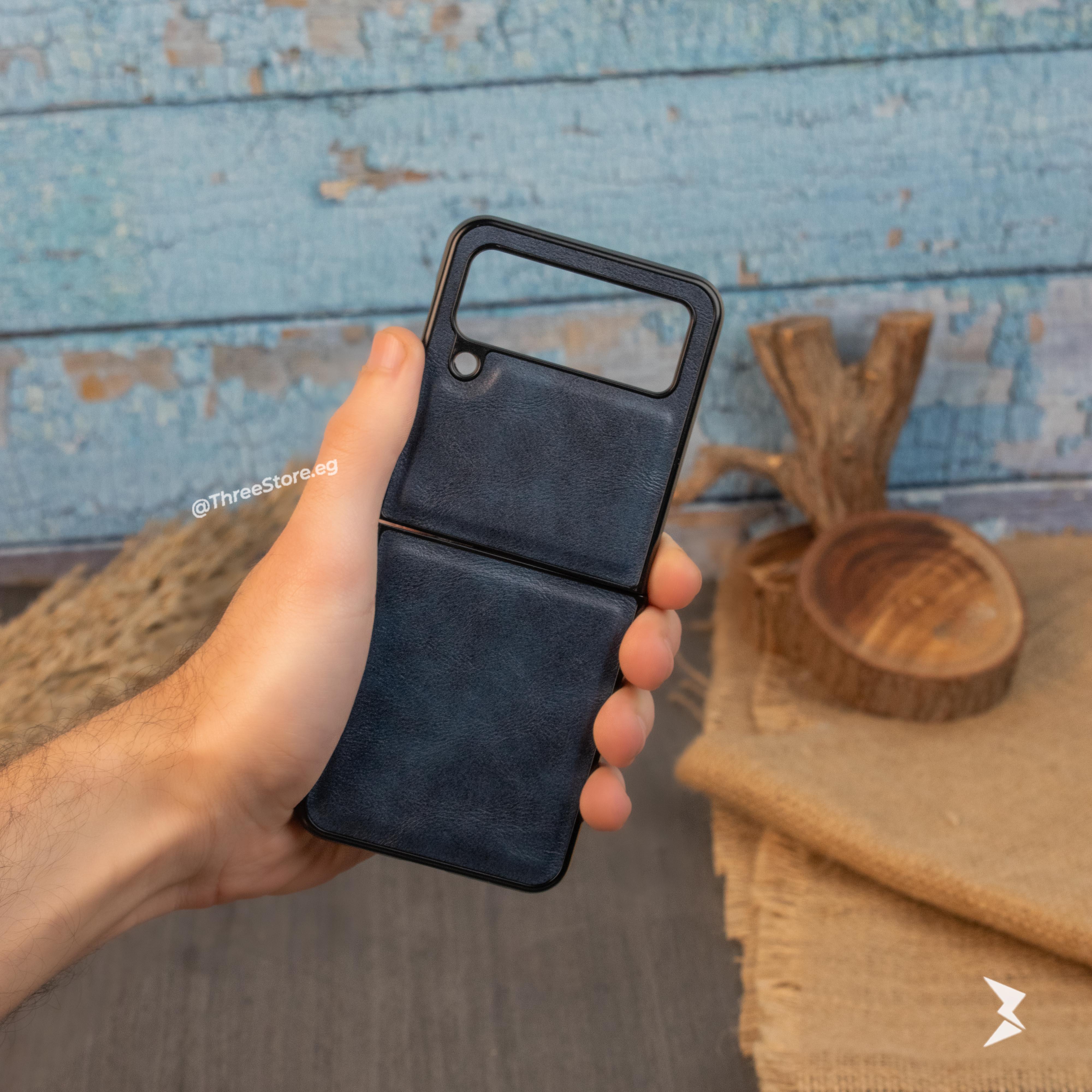 Slim leather Case Samsung Z Flip 3 - Three