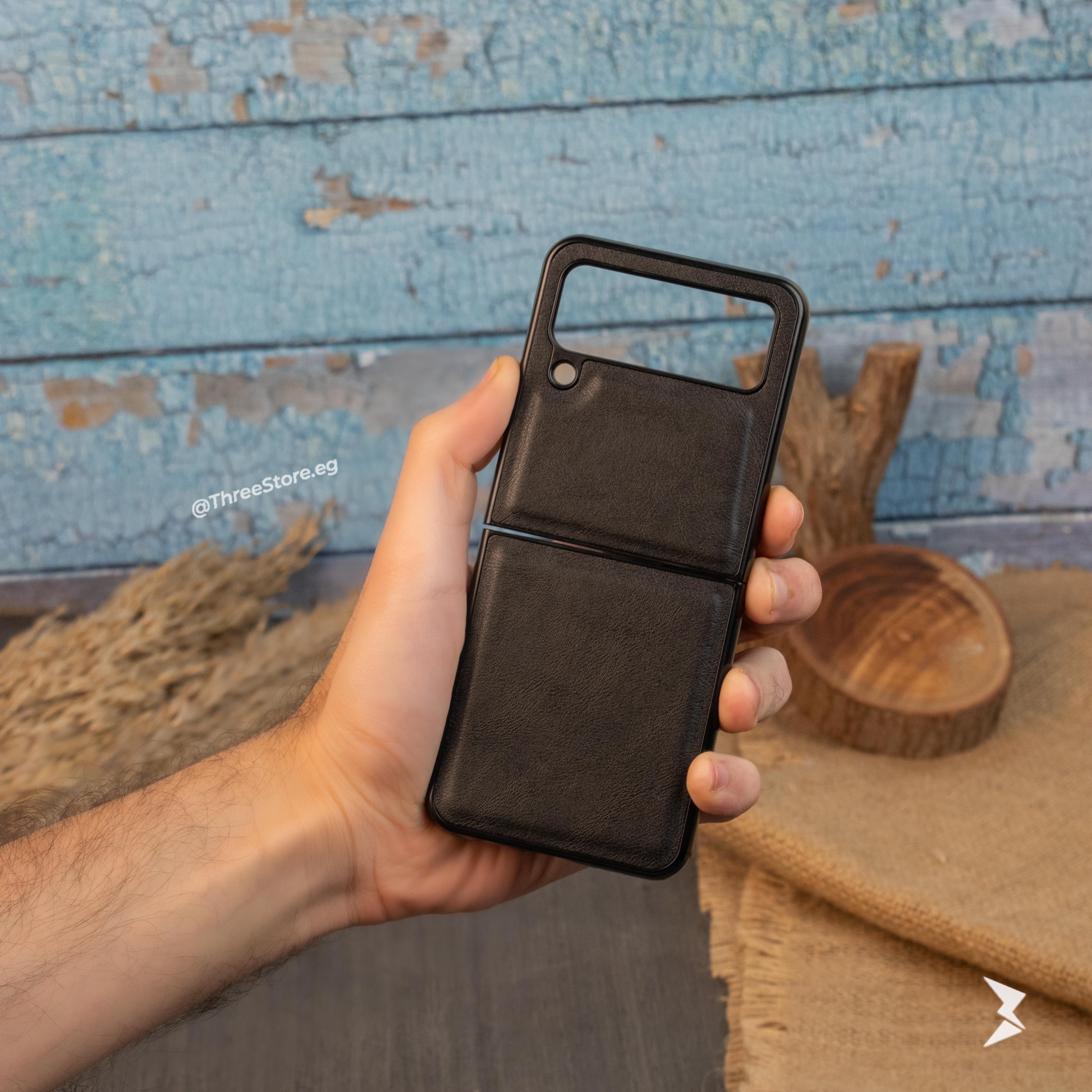 Slim leather Case Samsung Z Flip 4 - Three