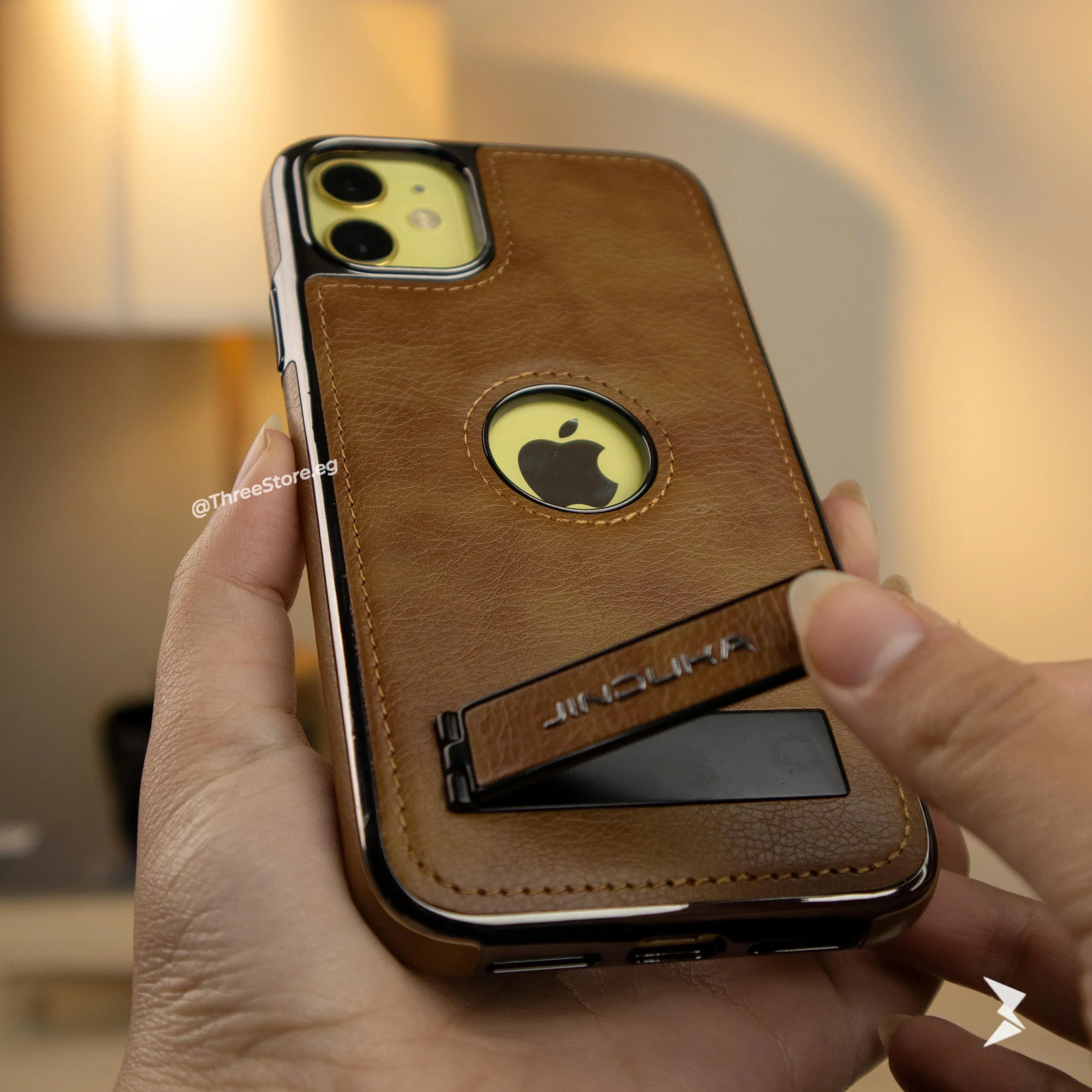 Jinduka Leather Case iPhone 11 - Three