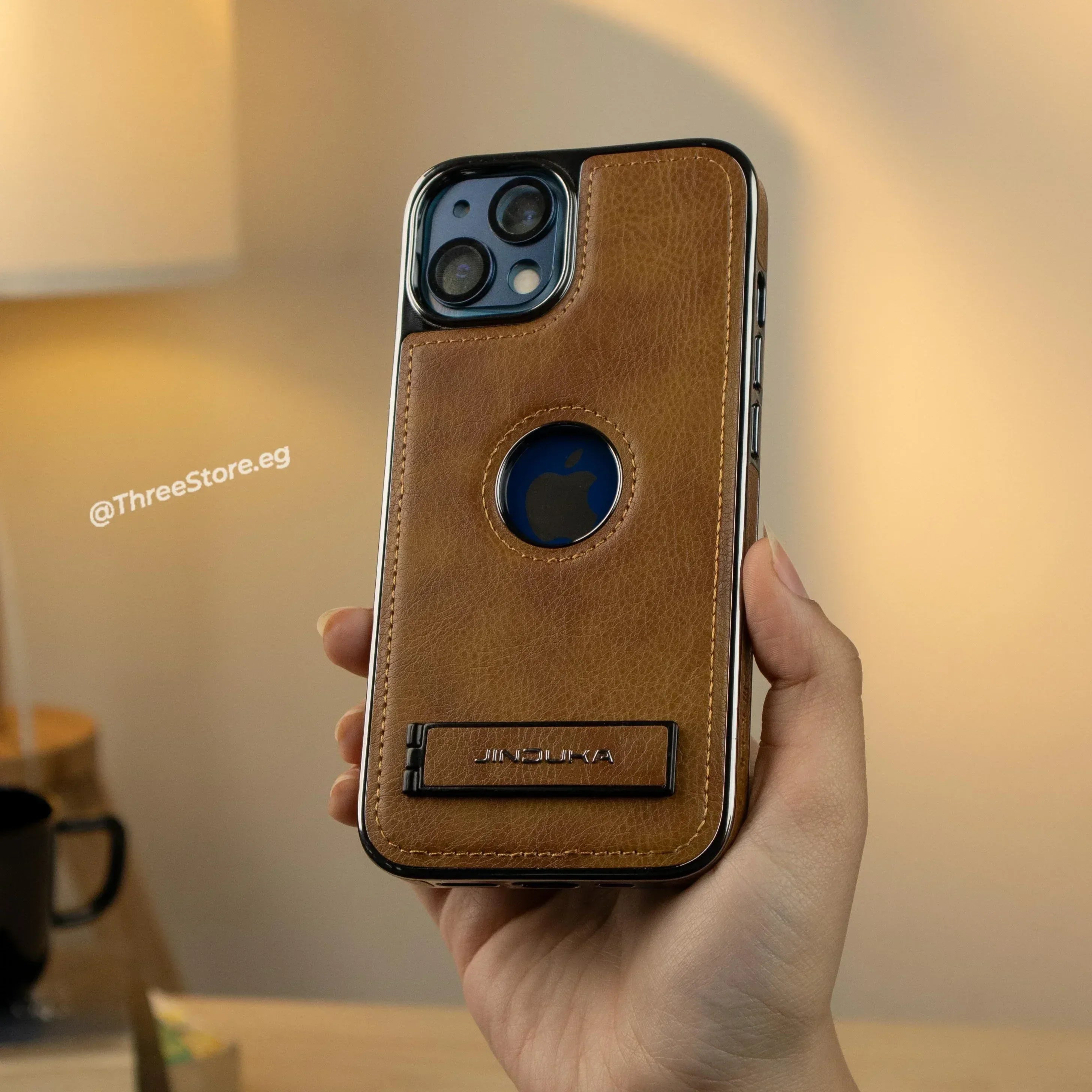 Jinduka Leather Case iPhone 13 - Three