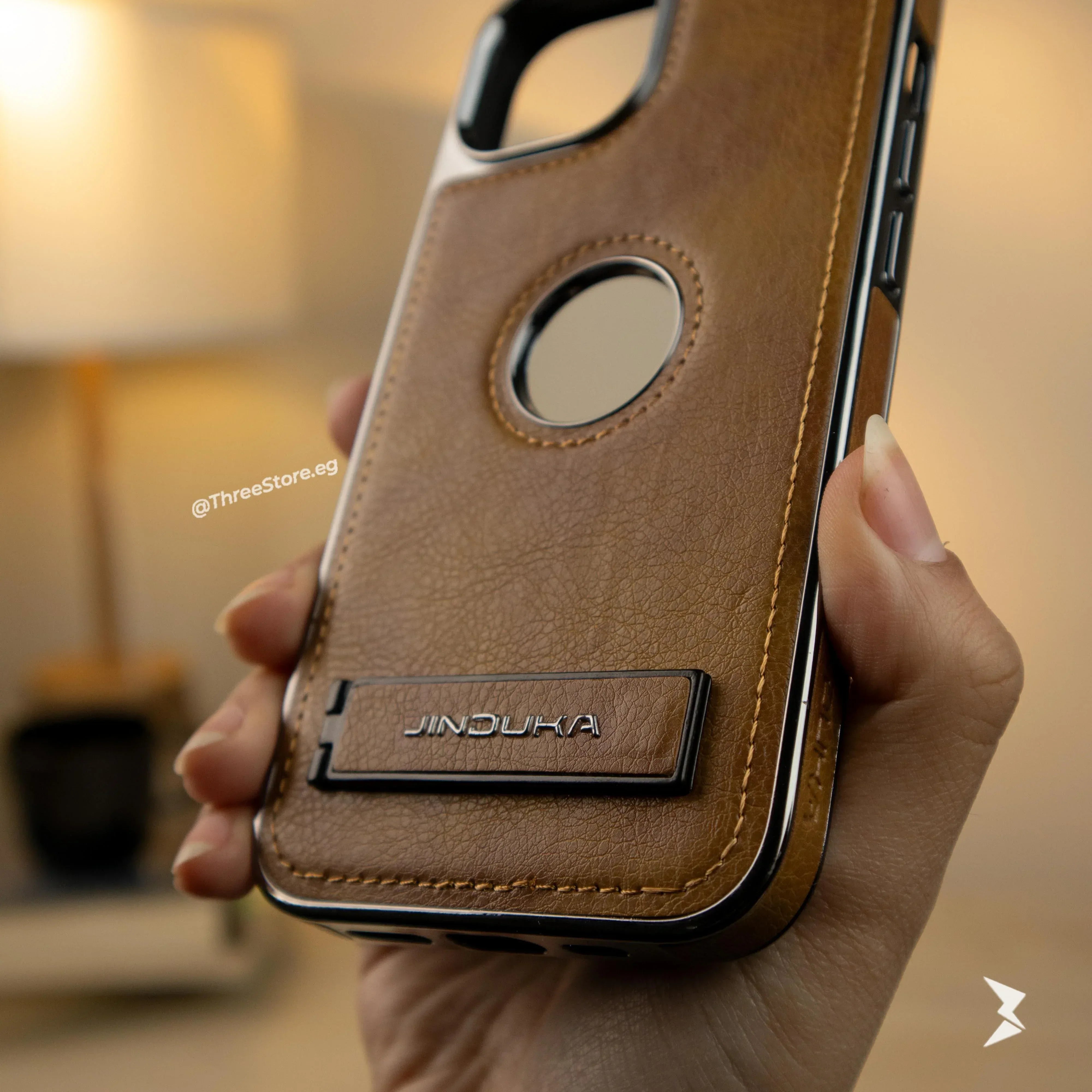 Jinduka Leather Case iPhone 13 - Three