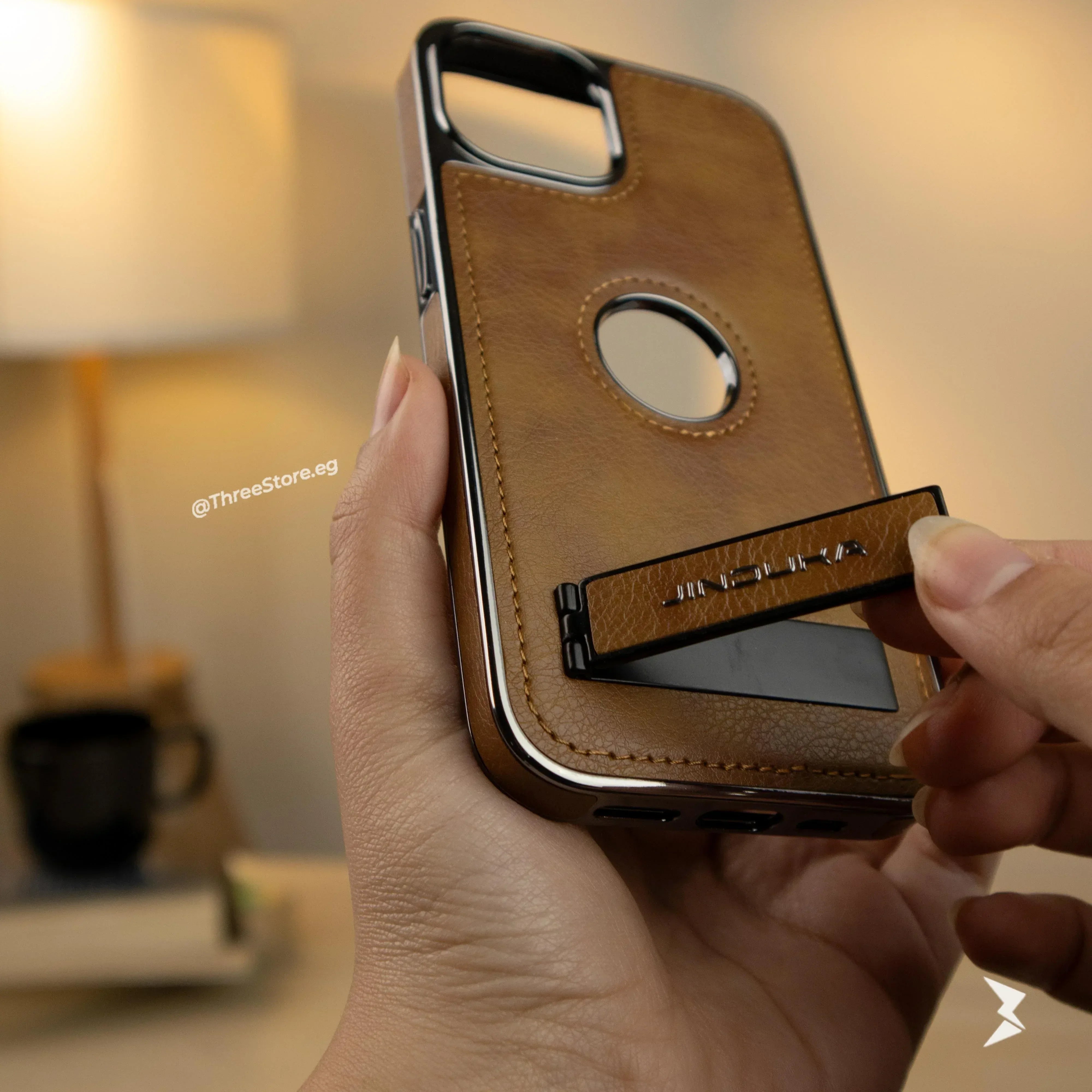 Jinduka Leather Case iPhone 13 - Three