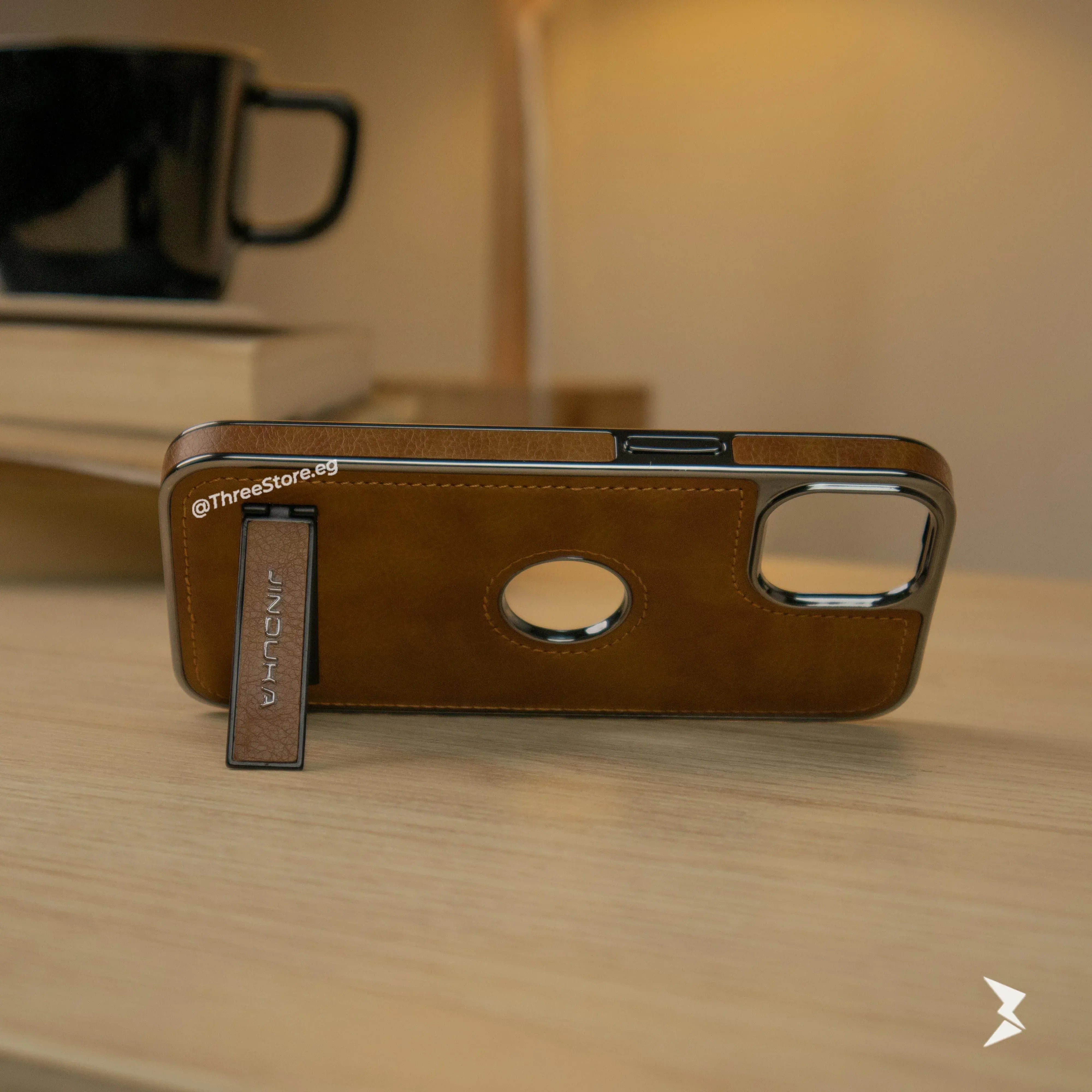 Jinduka Leather Case iPhone 13 - Three