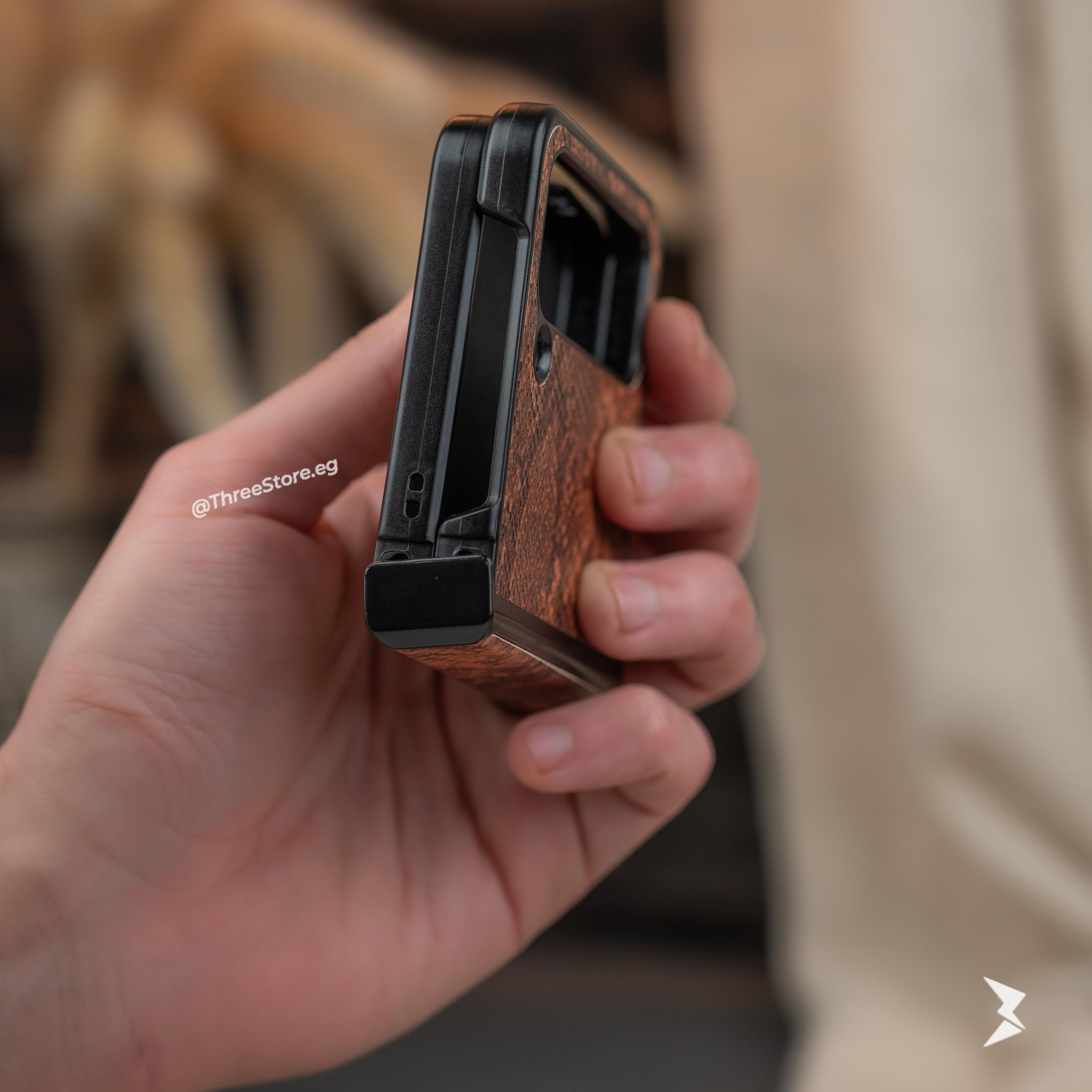 Snake Leather Case Samsung Flip 4