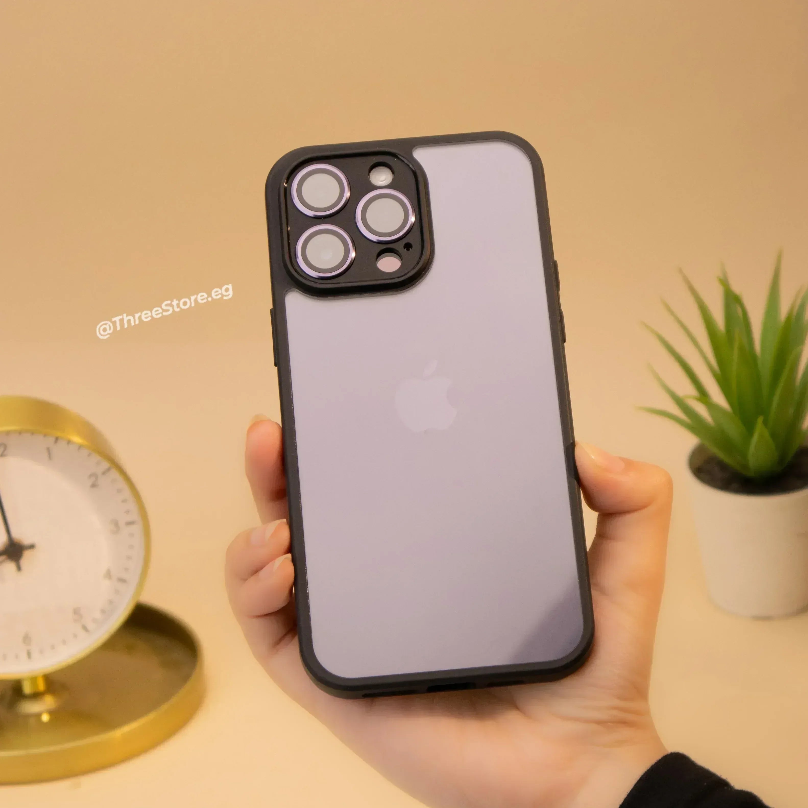 TPU Camera Protection Case iPhone 16 Pro Max - Three