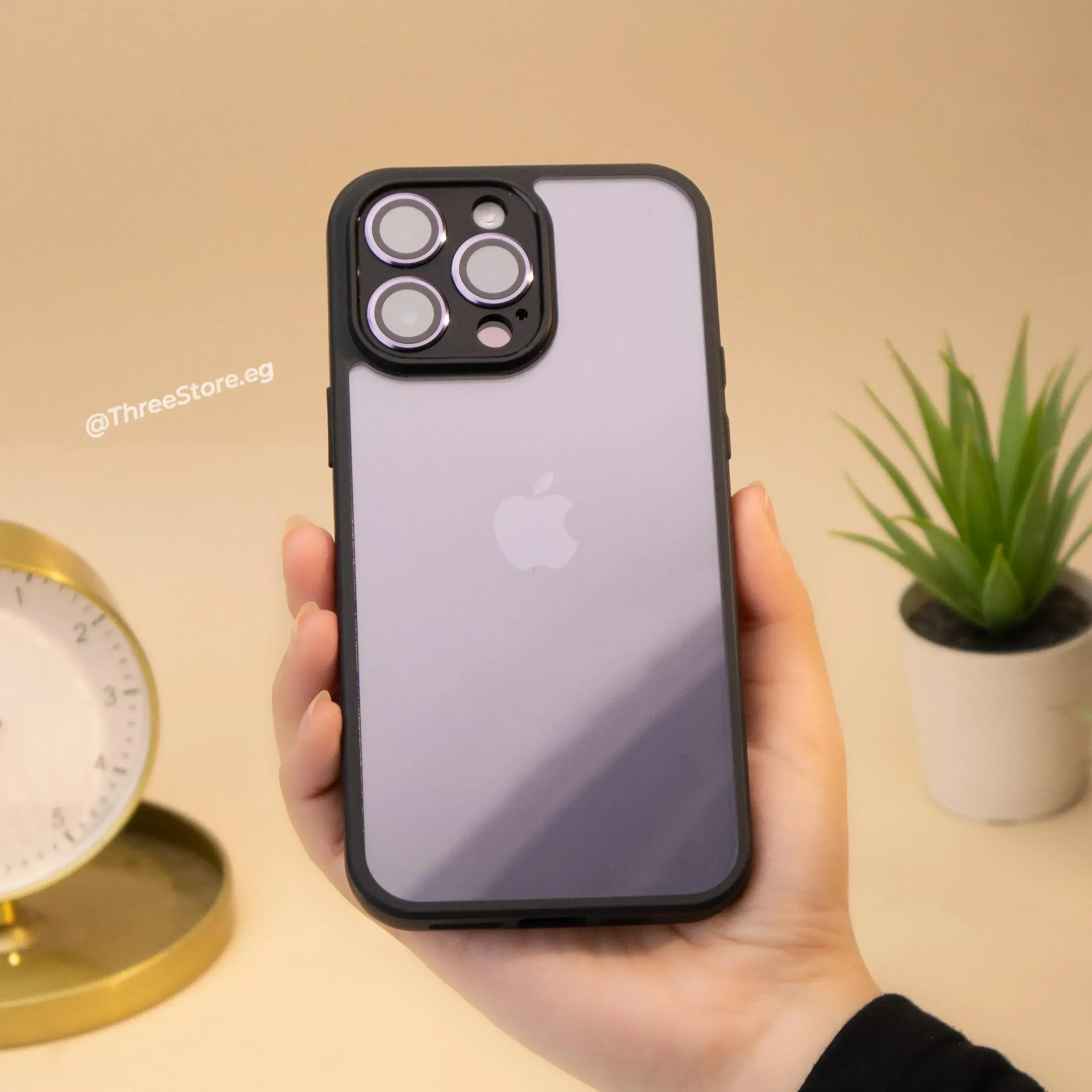 TPU Camera Protection Case iPhone 16 Pro - Three