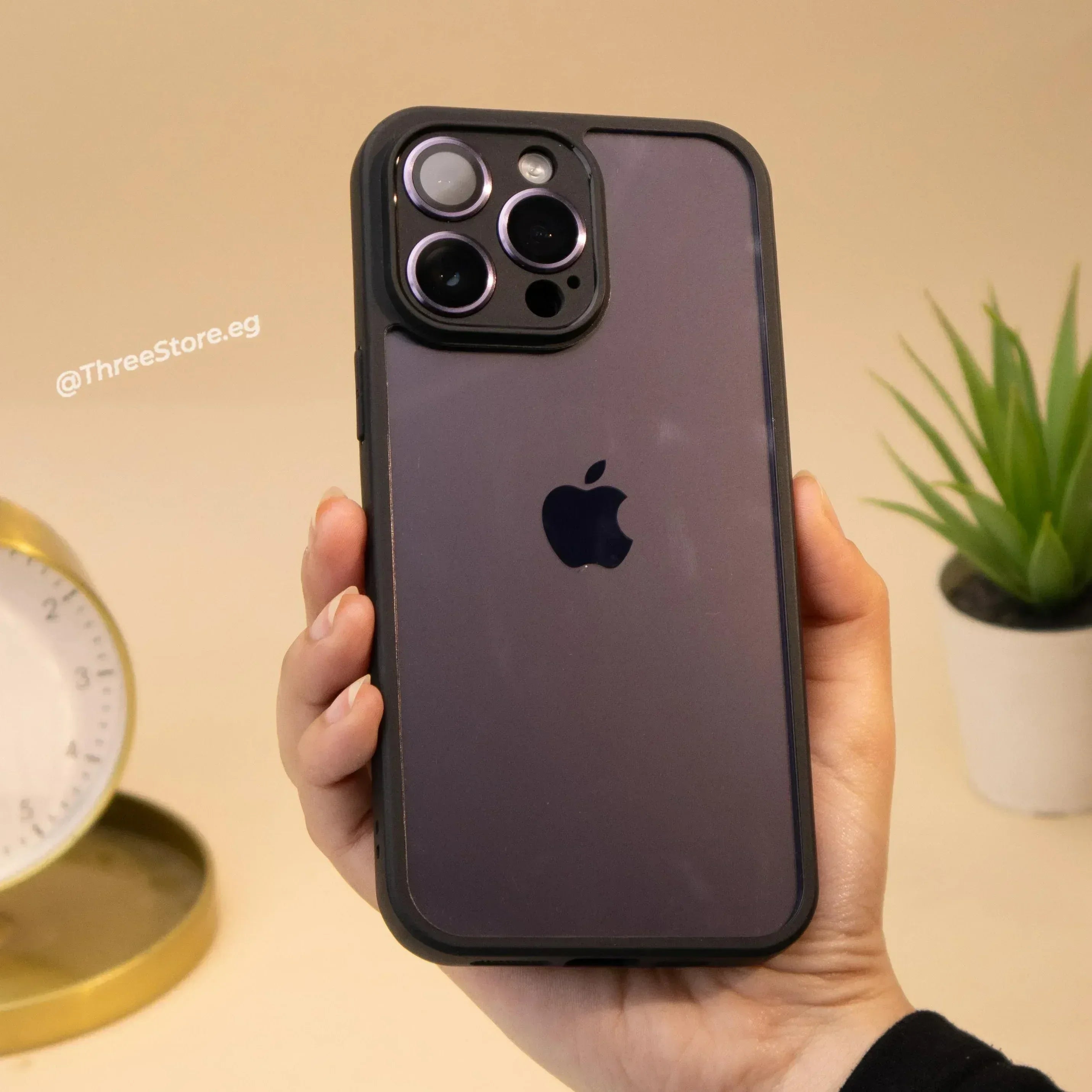 TPU Camera Protection Case iPhone 16 Pro - Three