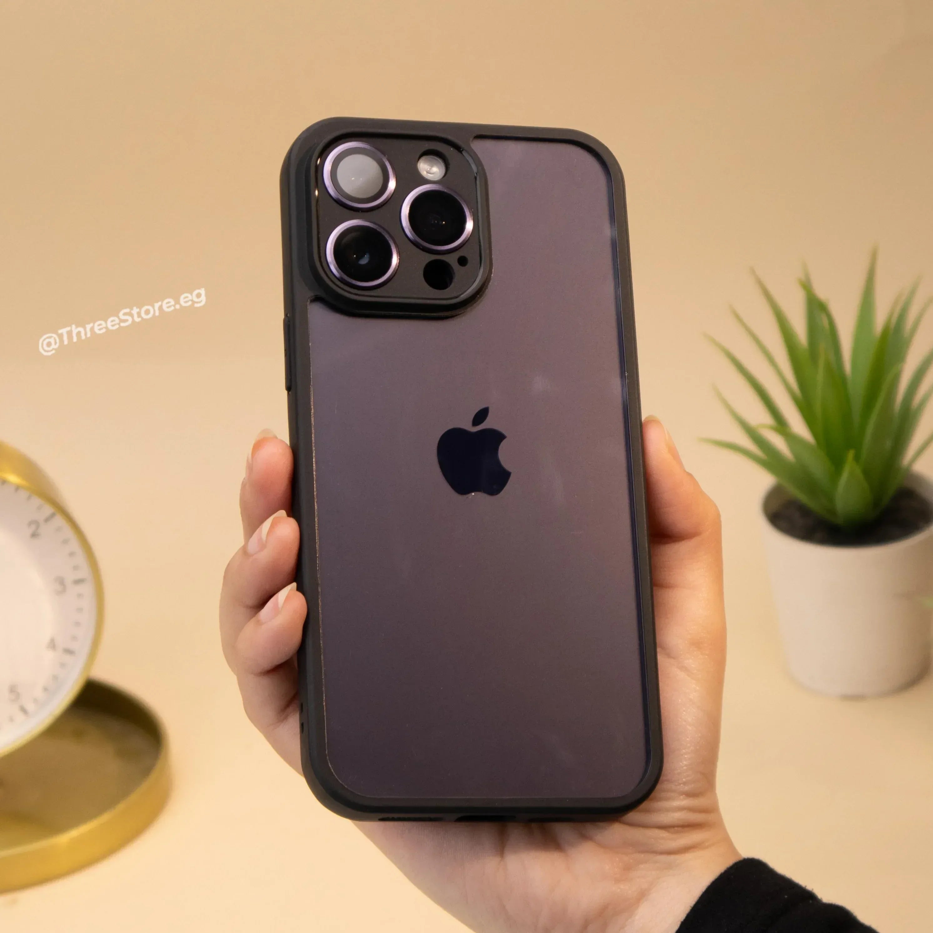 TPU Camera Protection Case iPhone 15 Pro - Three