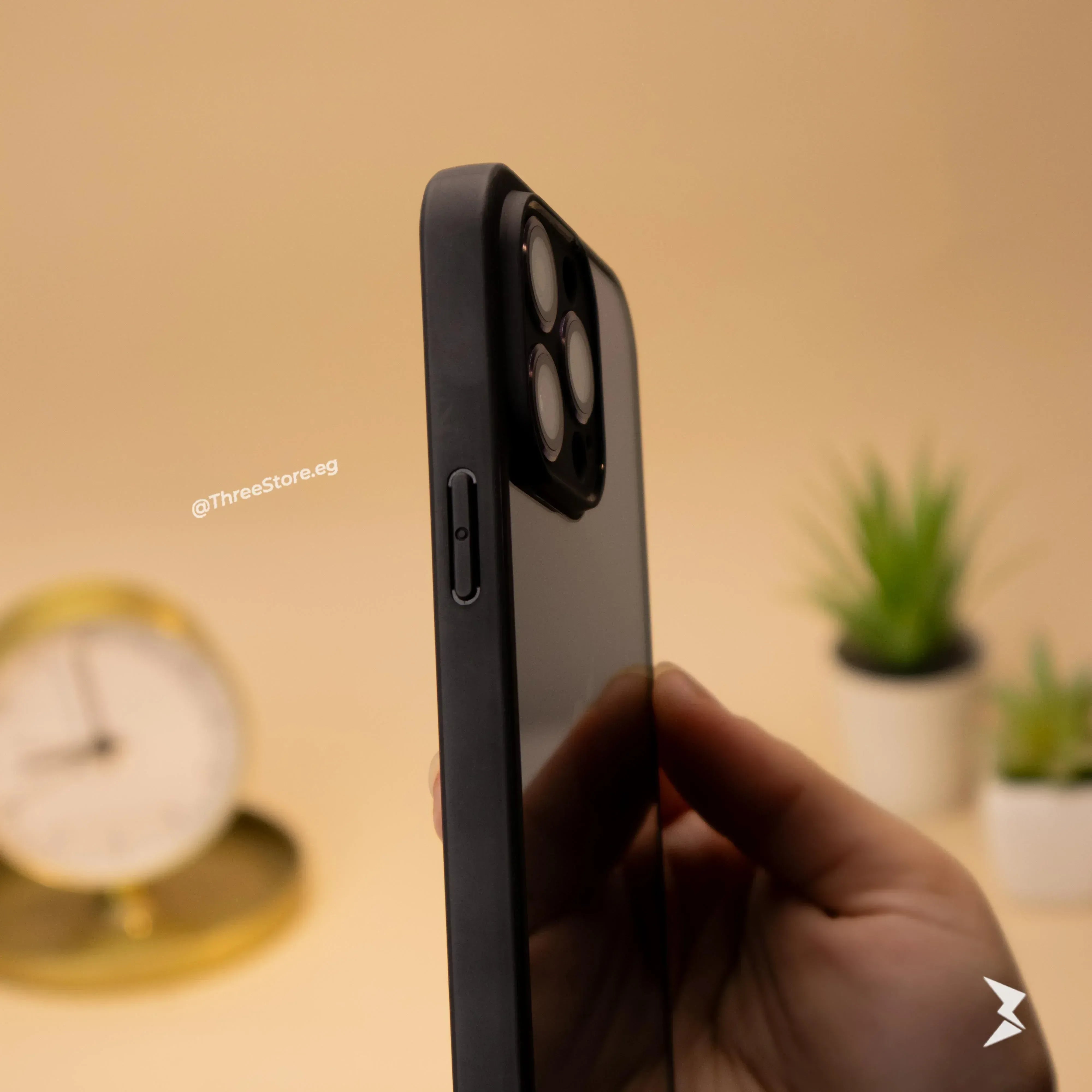 TPU Camera Protection Case iPhone 15 Pro - Three