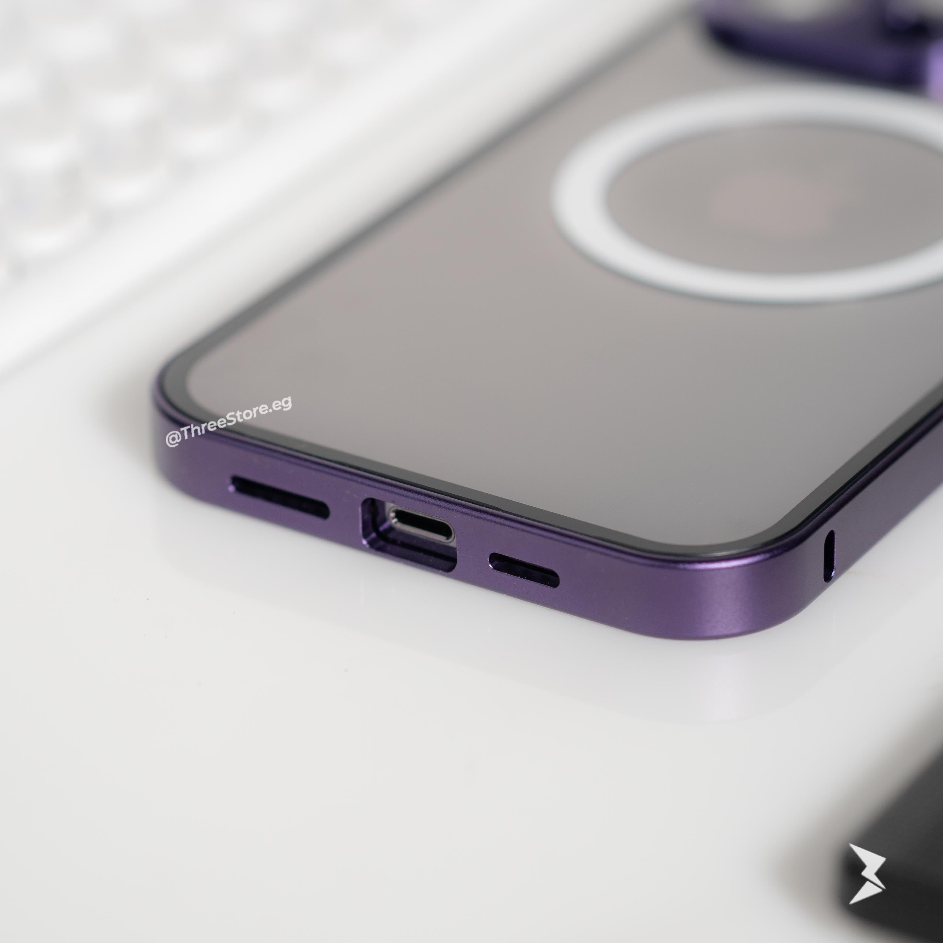 Metal Button Magsafe Case iPhone 14 Pro Max