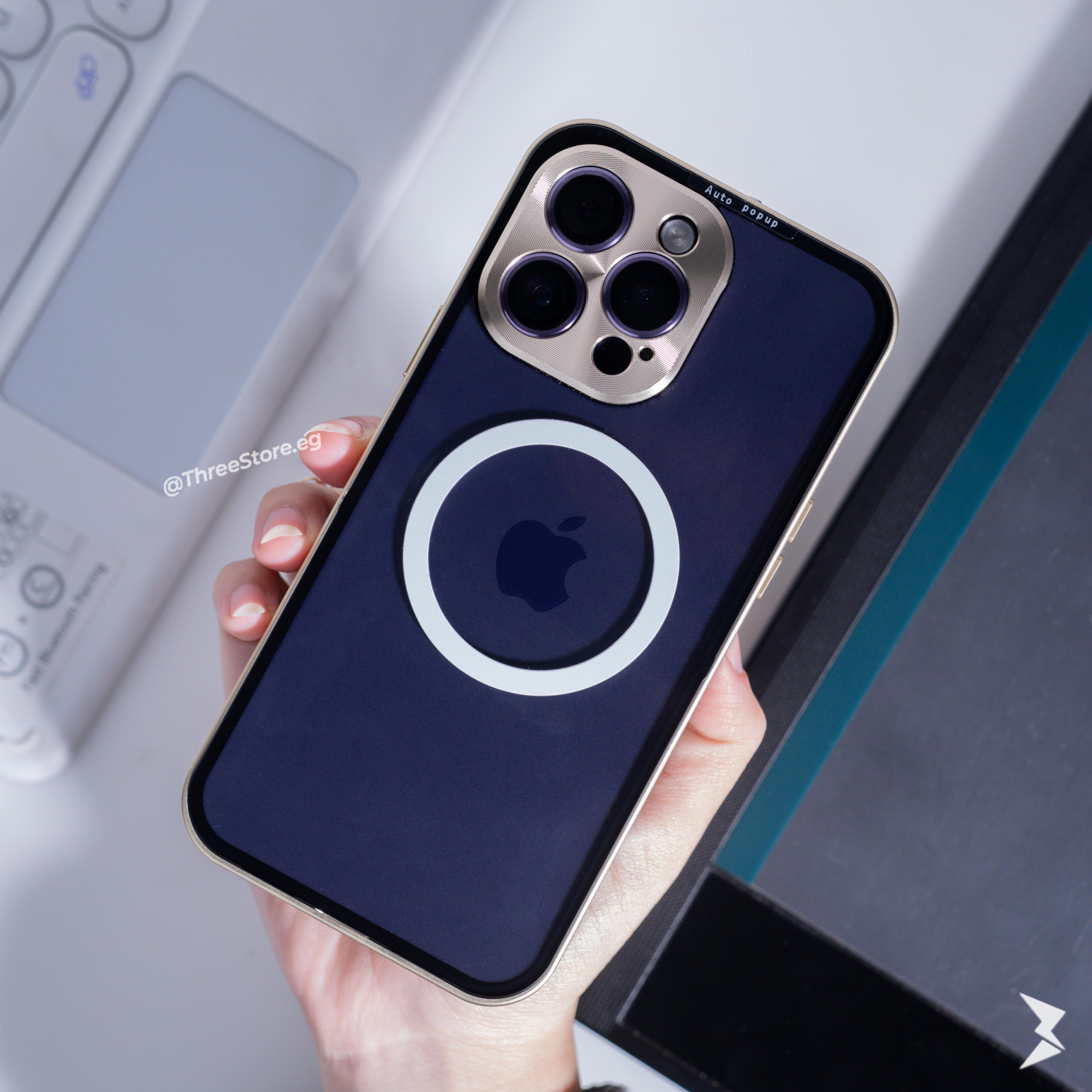 Metal Button Magsafe Case iPhone 14 Pro Max