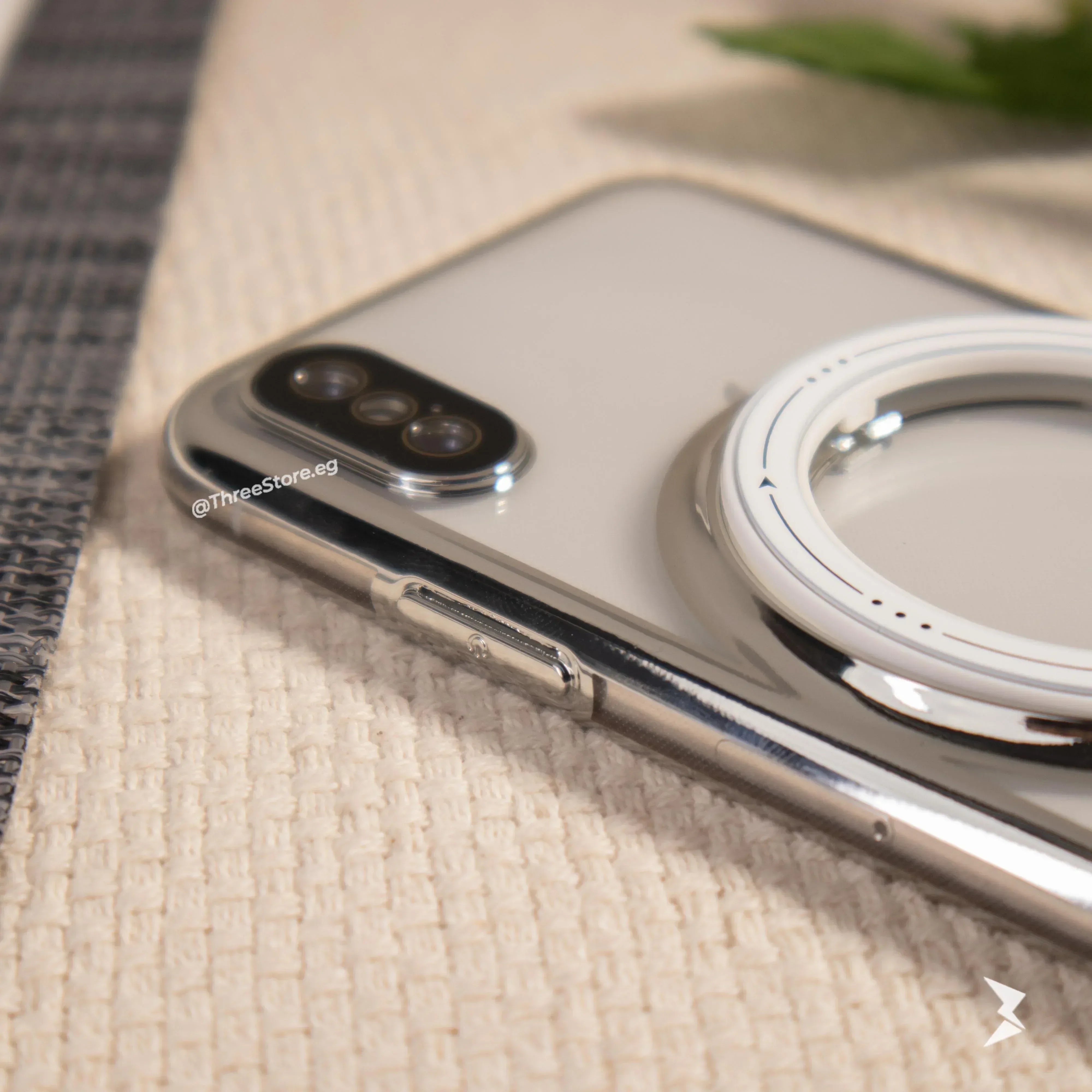 Stand Magsafe Transparent Case iPhone X - Three