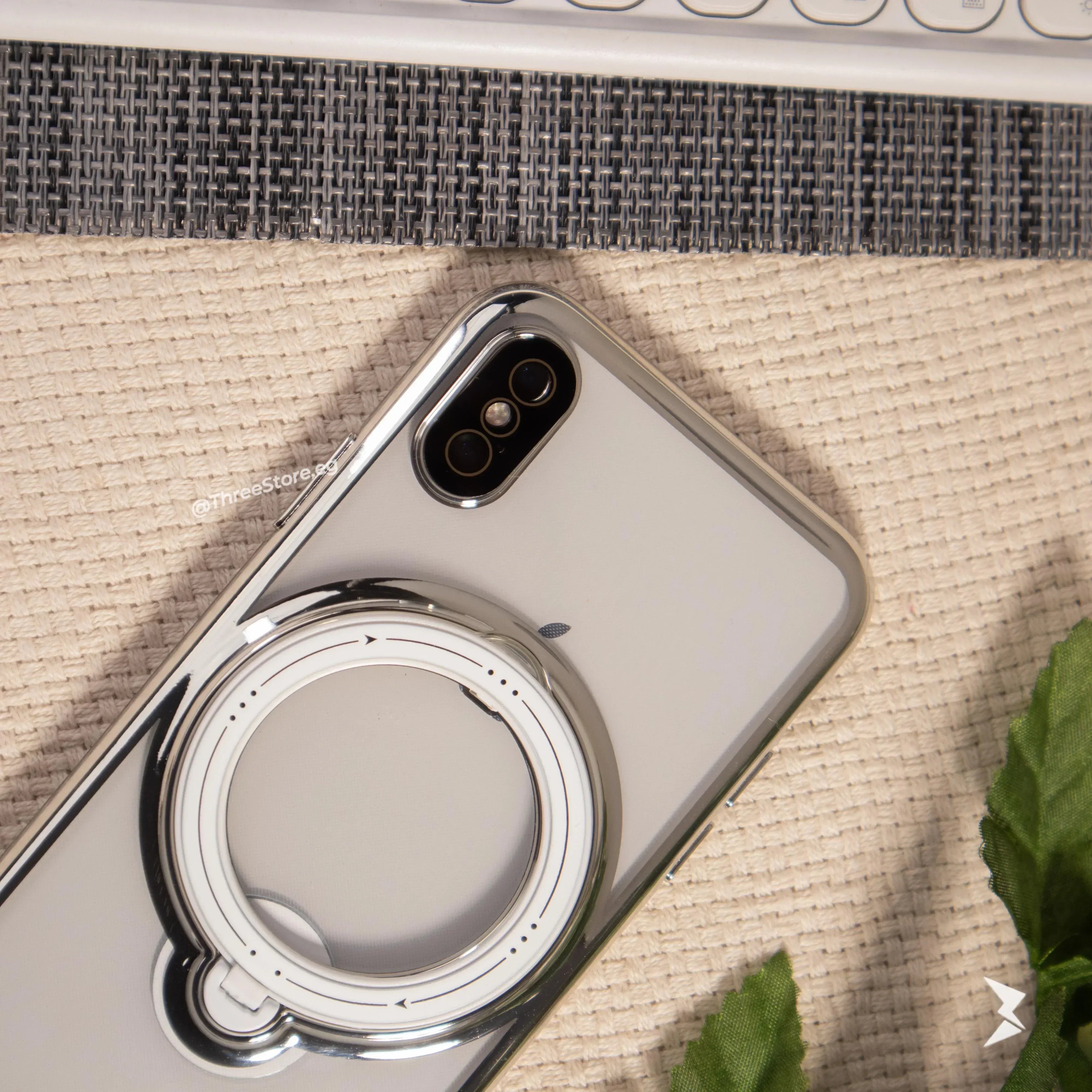 Stand Magsafe Transparent Case iPhone X - Three