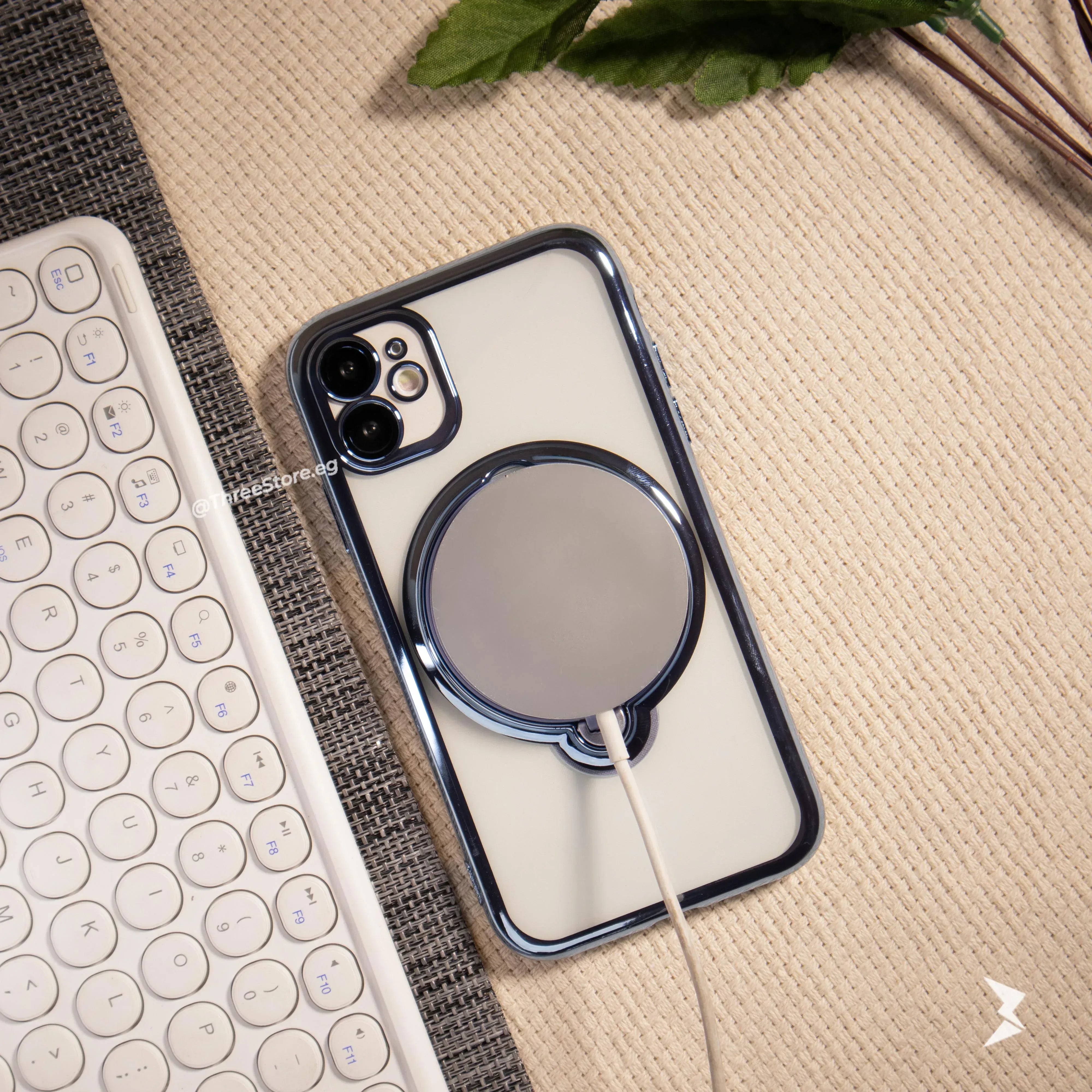 Stand Magsafe Transparent Case iPhone 11 - Three