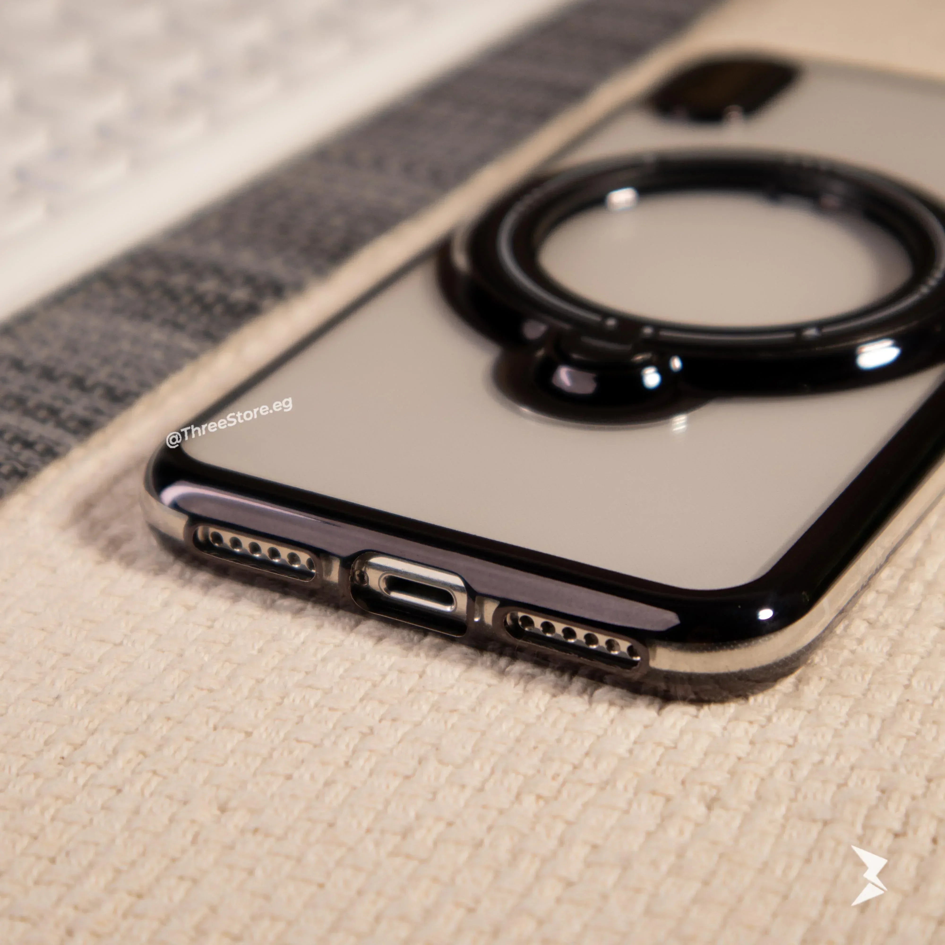 Stand Magsafe Transparent Case iPhone X - Three