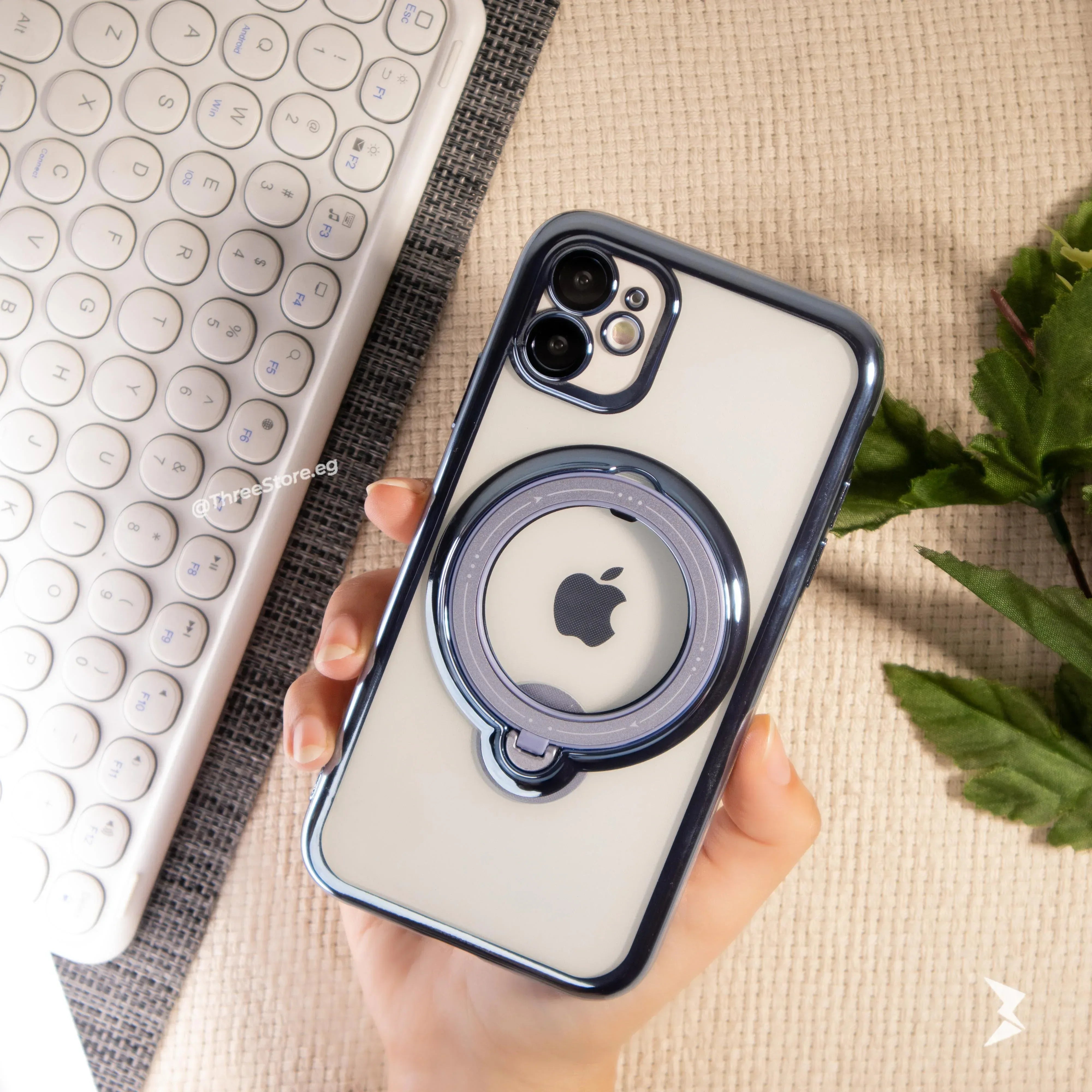 Stand Magsafe Transparent Case iPhone 11 - Three