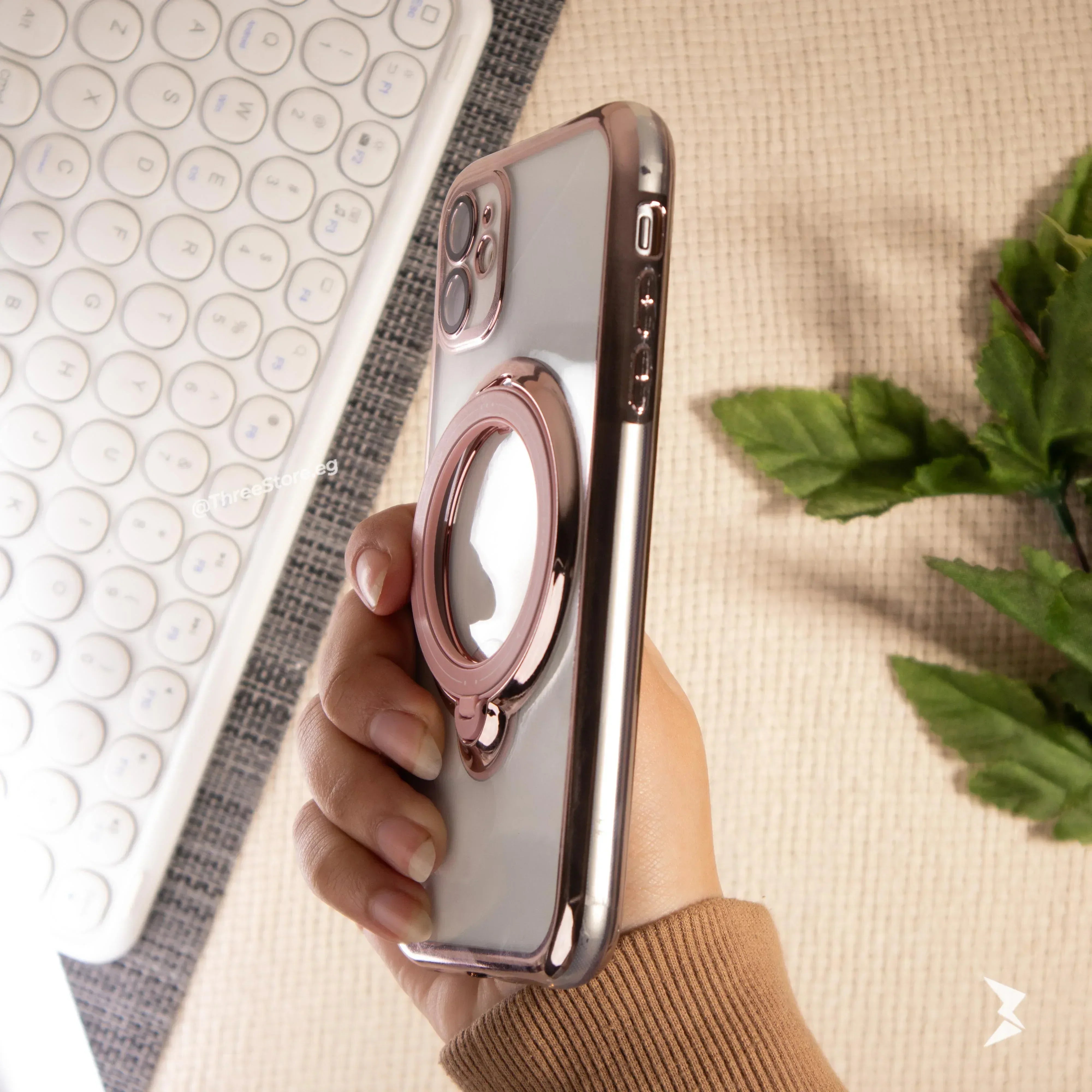 Stand Magsafe Transparent Case iPhone 11 - Three
