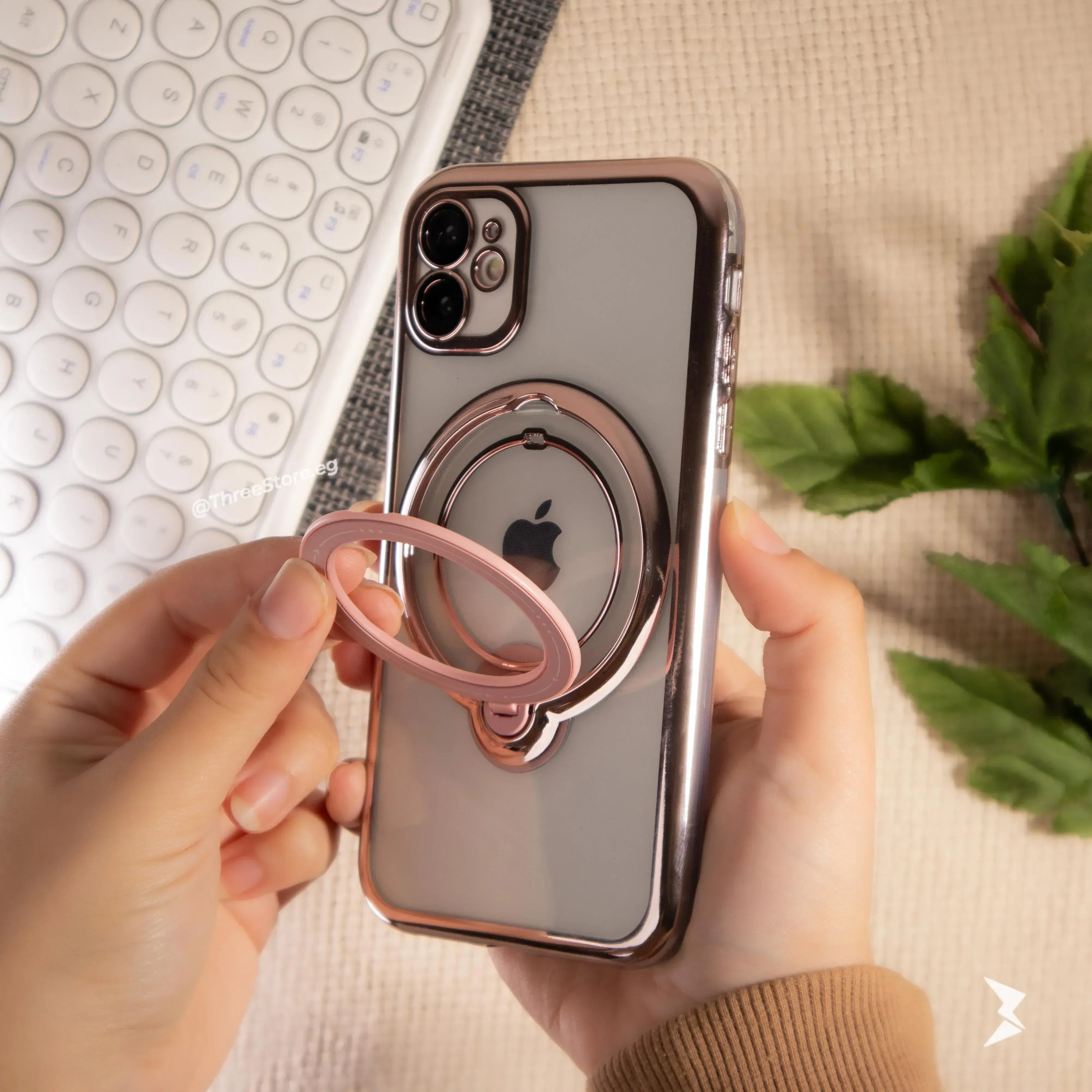 Stand Magsafe Transparent Case iPhone 11 - Three