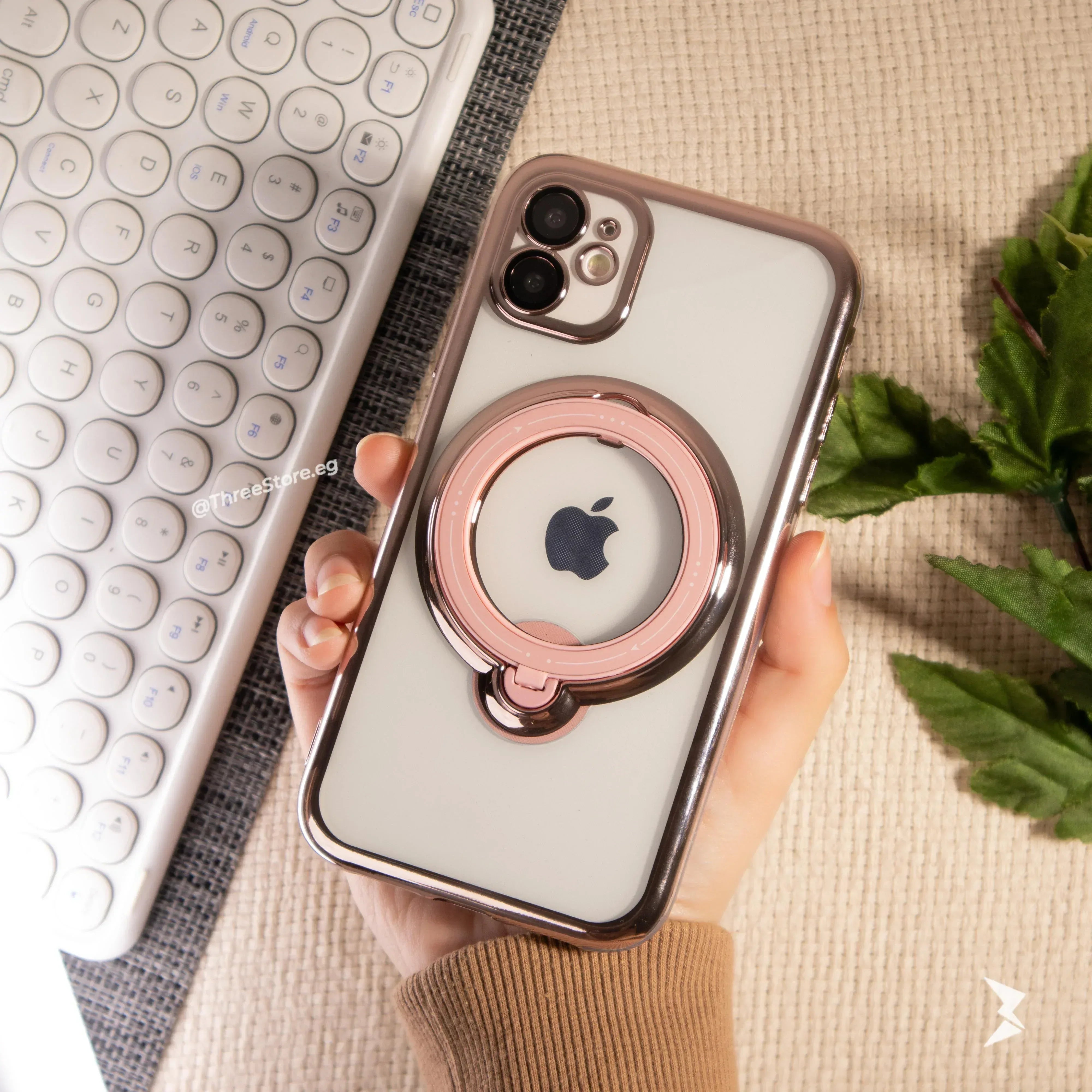 Stand Magsafe Transparent Case iPhone 11 - Three